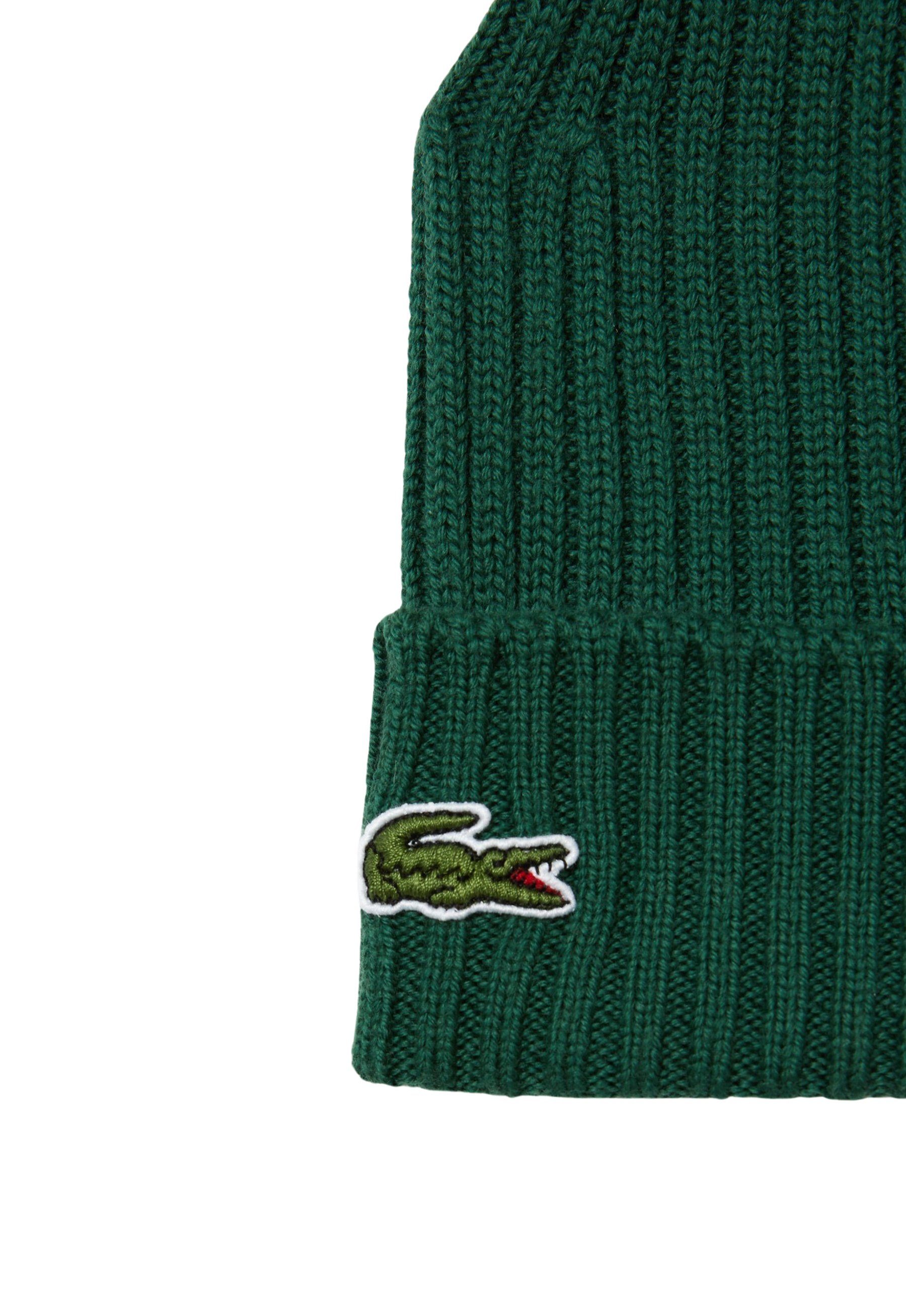 Lacoste Strickmütze Mütze Unisex Strick-Beanie mit gestickten Logo (1-St)