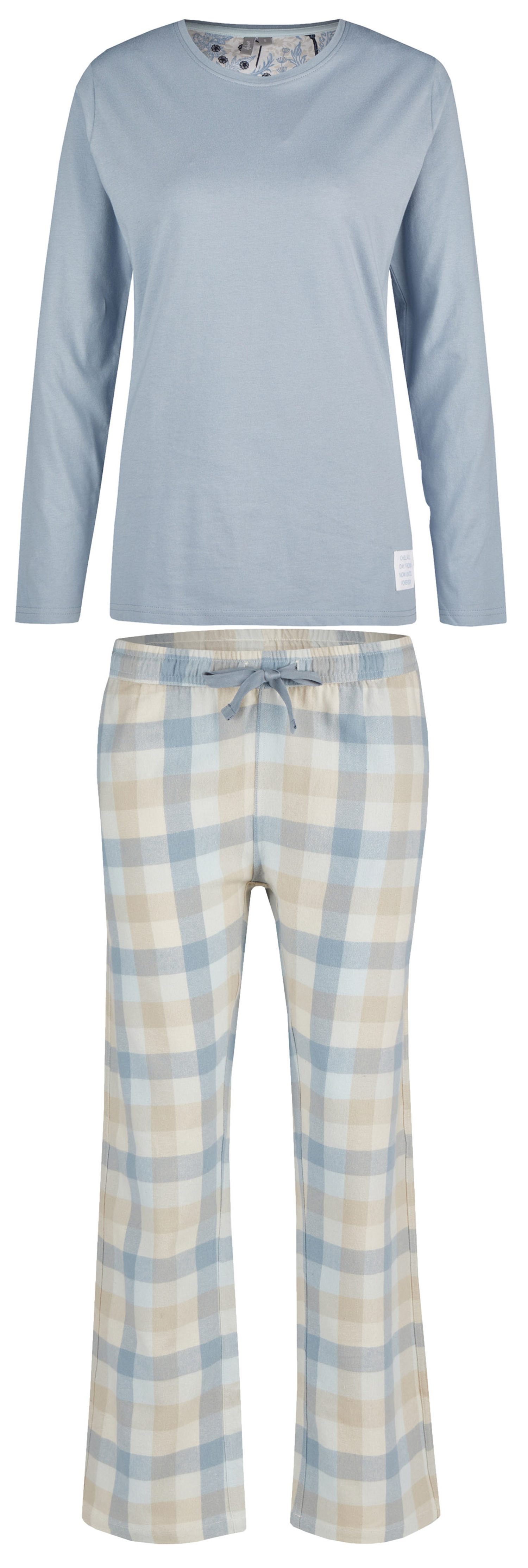 By Louise Schlafanzug Damen Pyjama lang günstig online kaufen