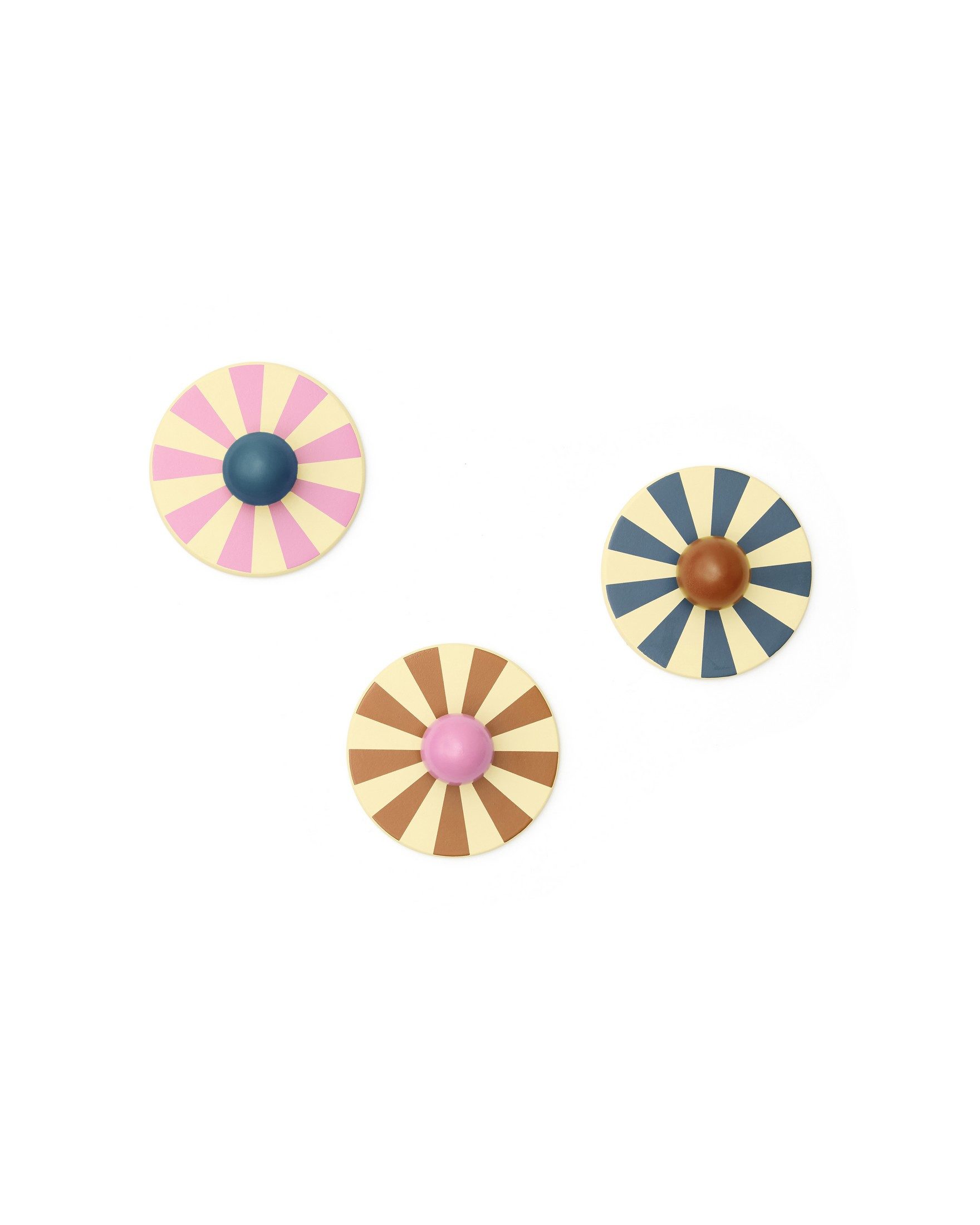 Kids Concept Kleiderhaken Kids Concept - Hakenset 3er-Pack Zirkus - 4,4x10x10 cm, Kinderzimmer, (3-St)