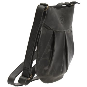 LECONI Umhängetasche kleine Damentasche Handtasche Leder LE0070
