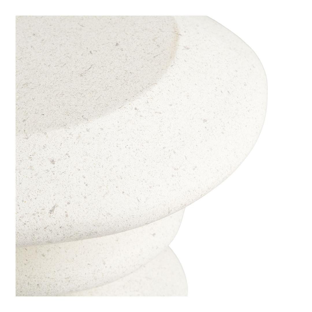 ebuy24 Couchtisch Inge Couchtisch Beistelltisch Ø36cm weiß. günstig online kaufen