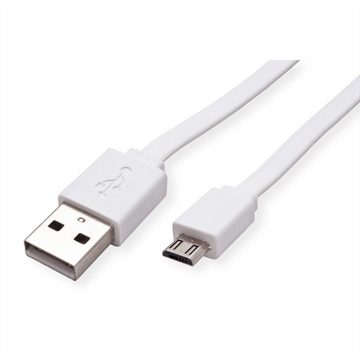 ROLINE USB 2.0 Kabel, USB A ST - Micro USB B ST USB-Kabel, USB 2.0 Typ A Männlich (Stecker), USB 2.0 Typ Micro B Männlich (Stecker) (100.0 cm)