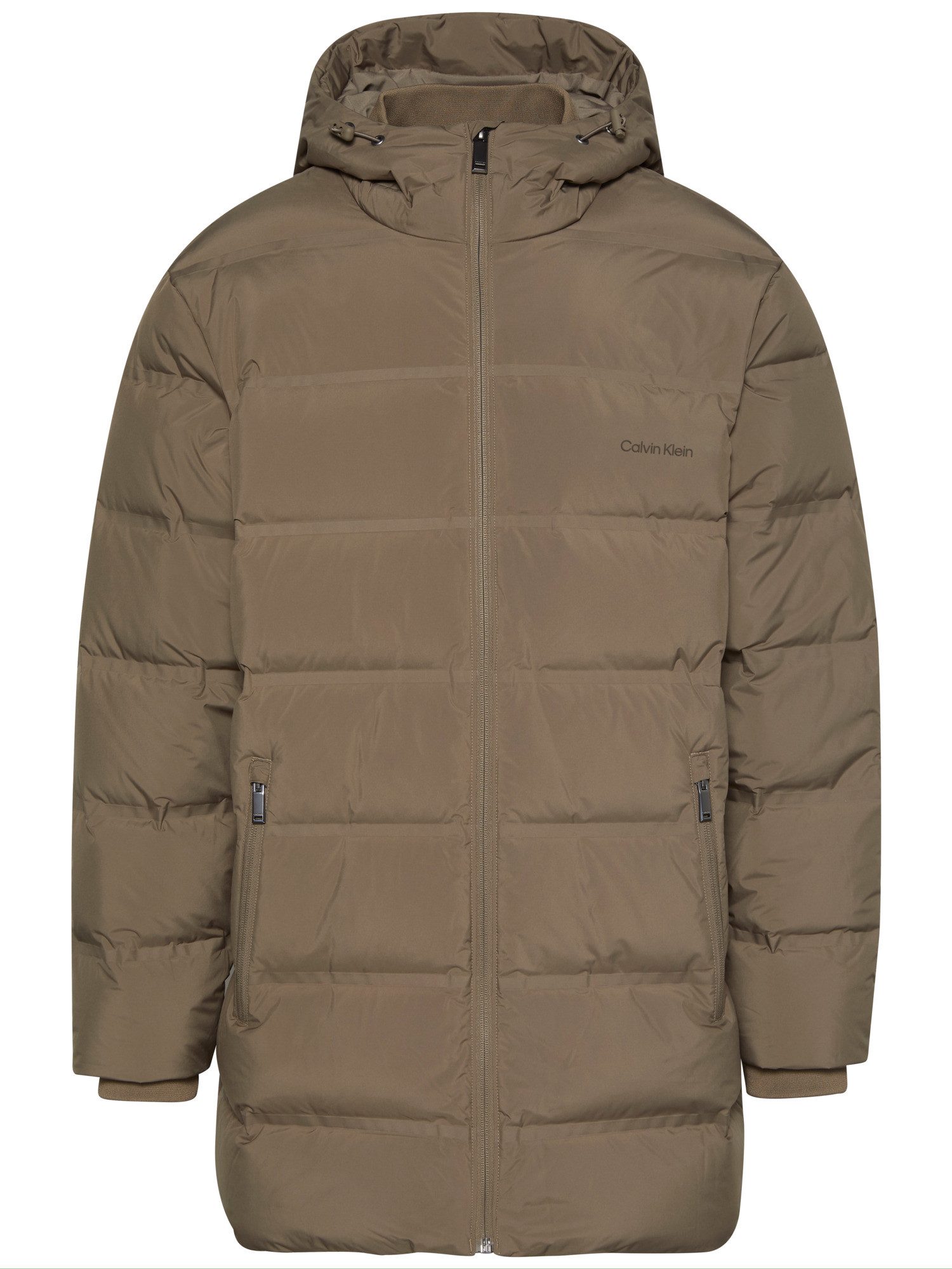 Calvin Klein Jeans Steppmantel LS BONDED CHNNLD LONG HOODED PUF Mit Rundhalsausschnitt, regular fit – Bild 5 von 5
