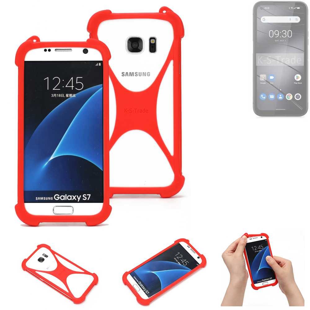 K-S-Trade Handyhülle für Gigaset GX6 Pro, Handy-Hülle Schutz-Hülle Bumper Silikon Schutz Hülle Cover Case