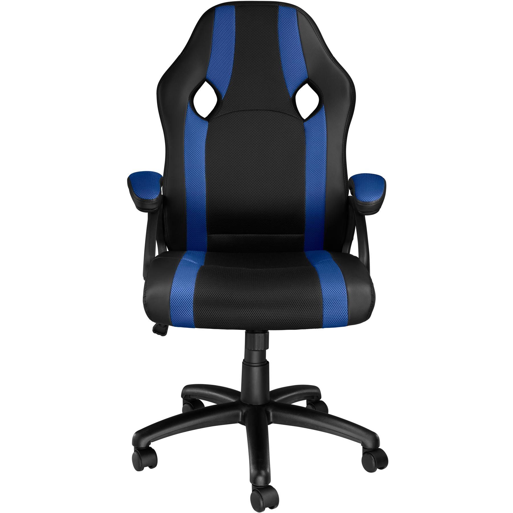 schwarz/blau tectake Gaming-Stuhl einstellbare (1er, Goodman Wippmechanik St), 1