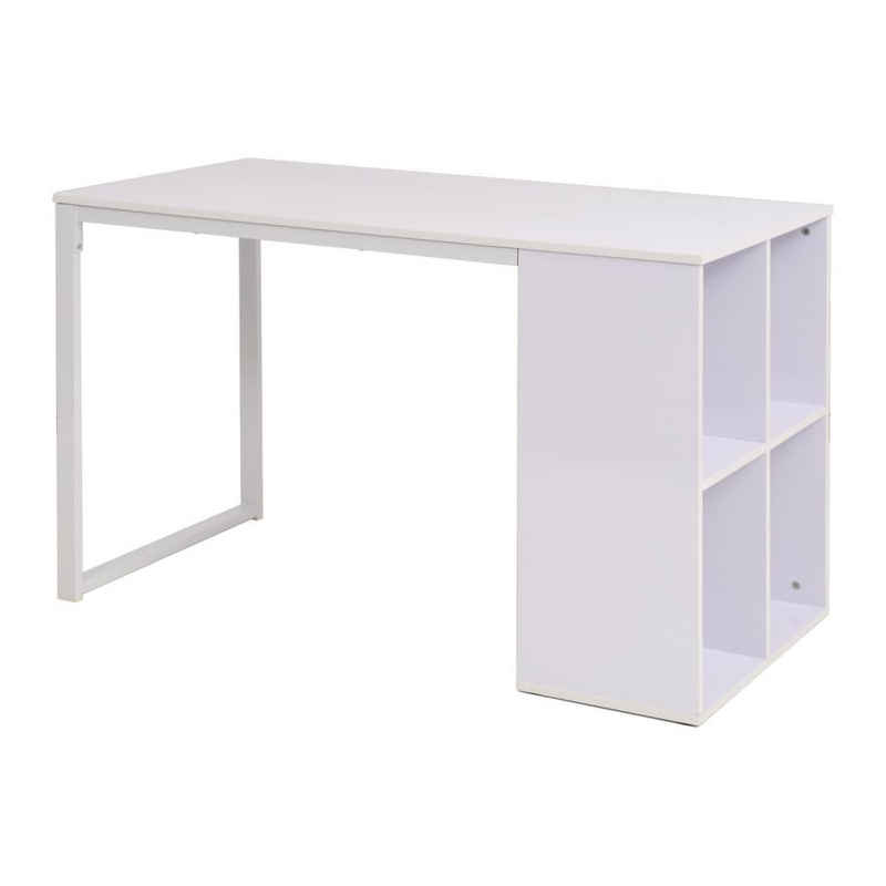 vidaXL Schreibtisch Schreibtisch 120×60×75 cm Weiß