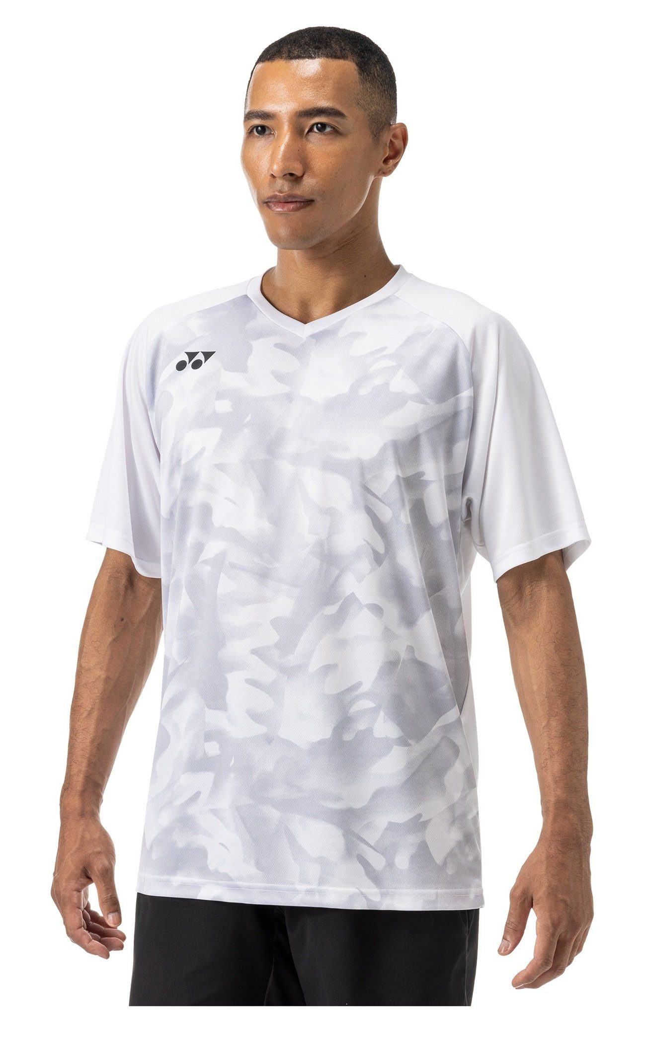 Yonex T-Shirt Crew Neck Club Team YM0033 (100% Polyester) 2025 weiss Herren