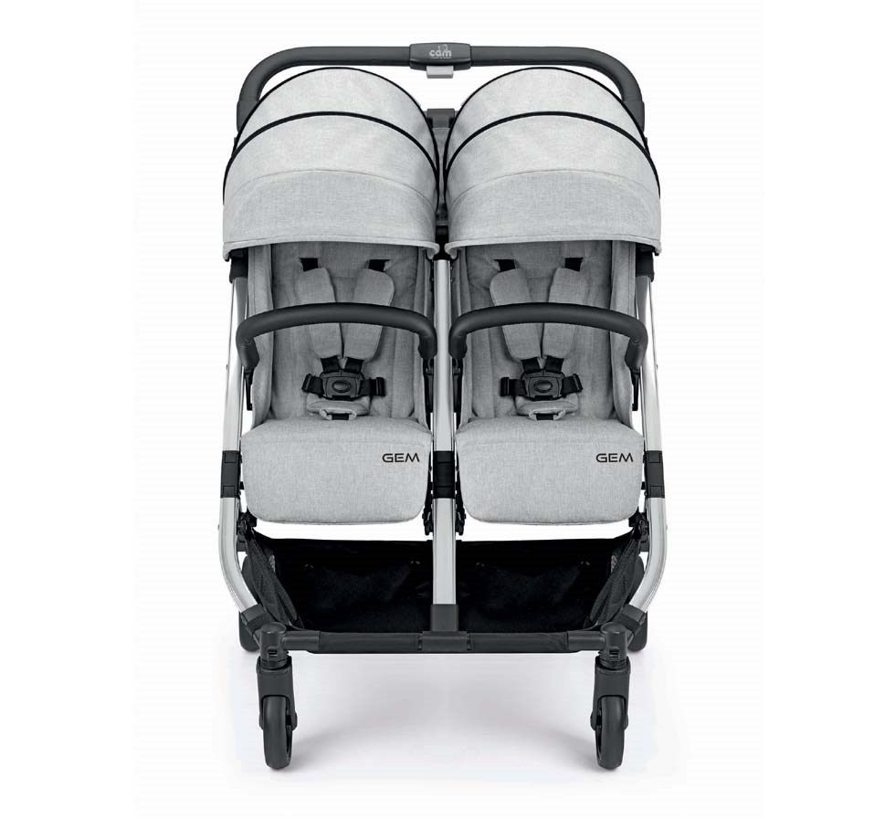 CAM Kombi-Kinderwagen CAM Klappbarer Geschwisterbuggy Gem