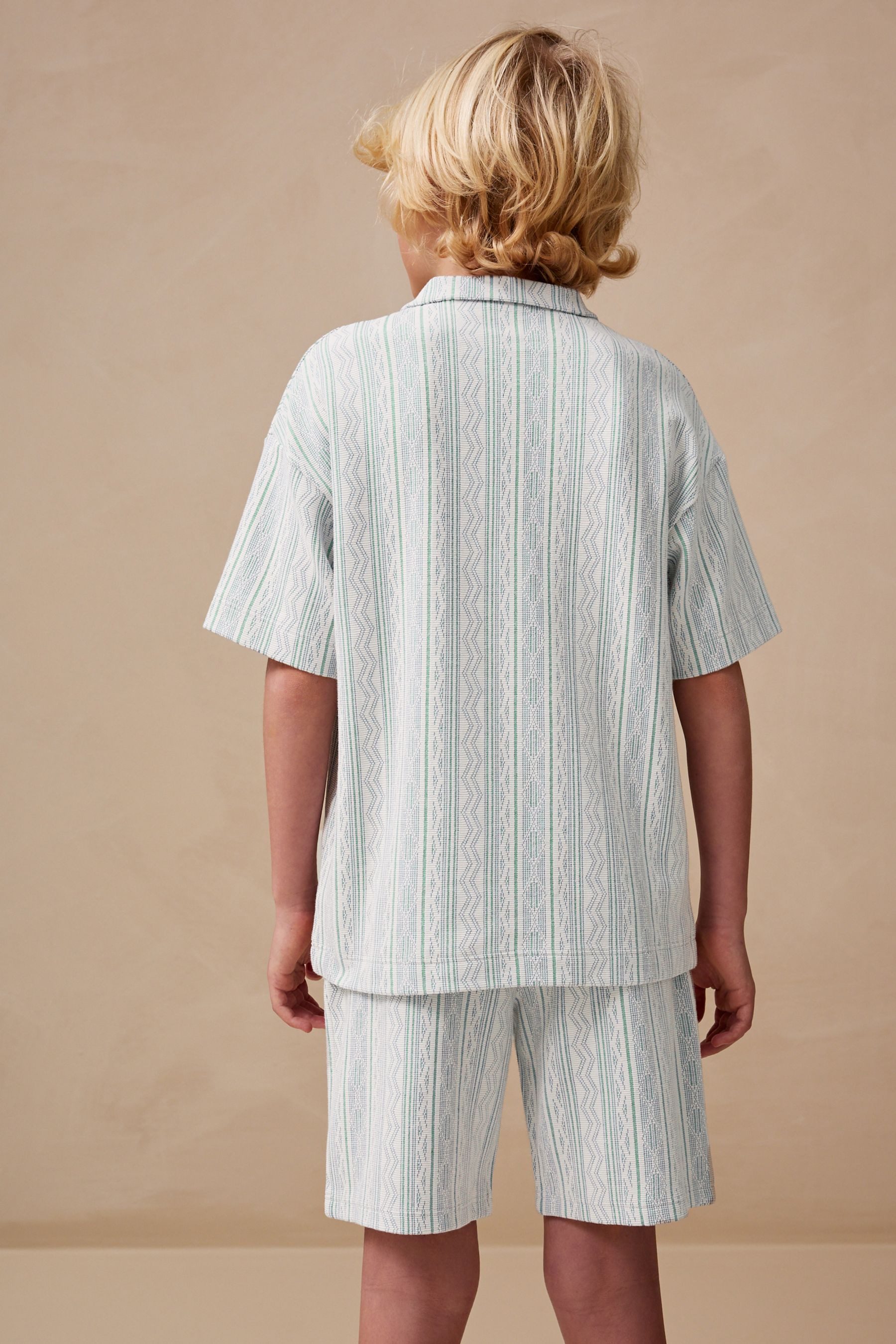 Next Shirt & Shorts Polo-Shirt mit Kragen und Shorts im Set (2-tlg)