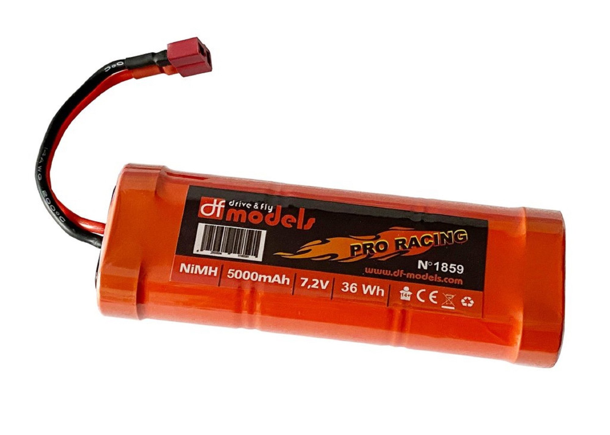 DF-Models RC-Quadrocopter Drive & Fly Models Akku 7,2V 5000mAh NiMH Racing Pack T-Plug