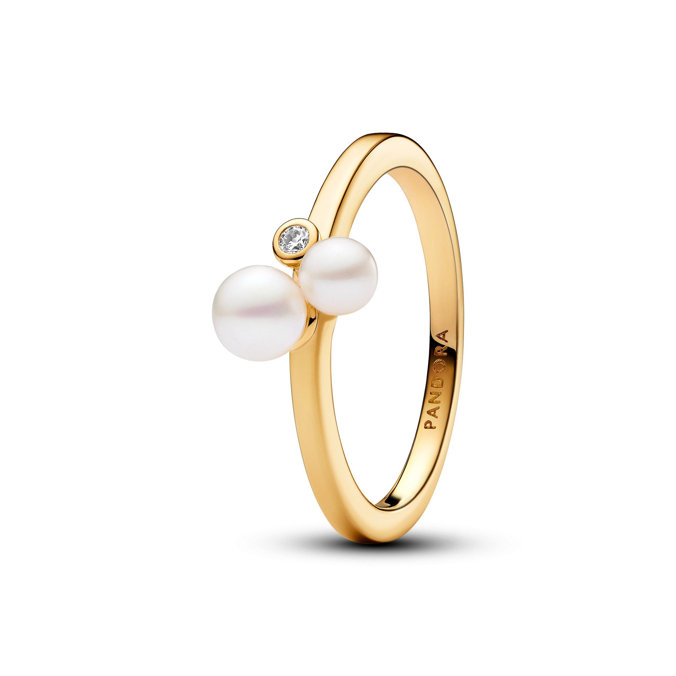 Pandora Silberring Pandora Ring Duo Pearls günstig online kaufen