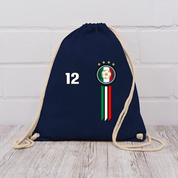 Shirtracer Turnbeutel 12. Mann Italien Emblem, 2024 Fussball EM Fanartikel