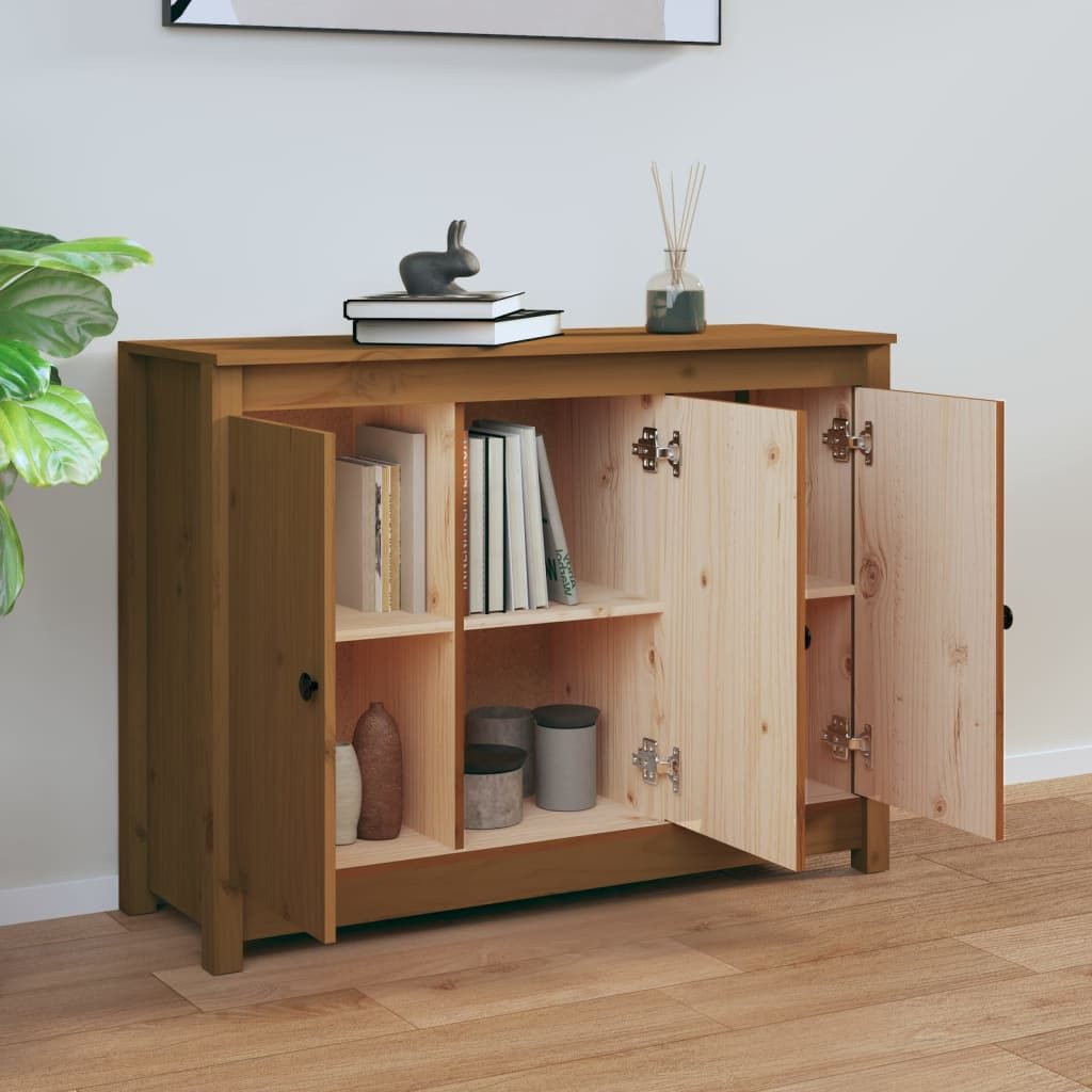 vidaXL Sideboard Sideboard Honigbraun 100x35x74 cm günstig online kaufen