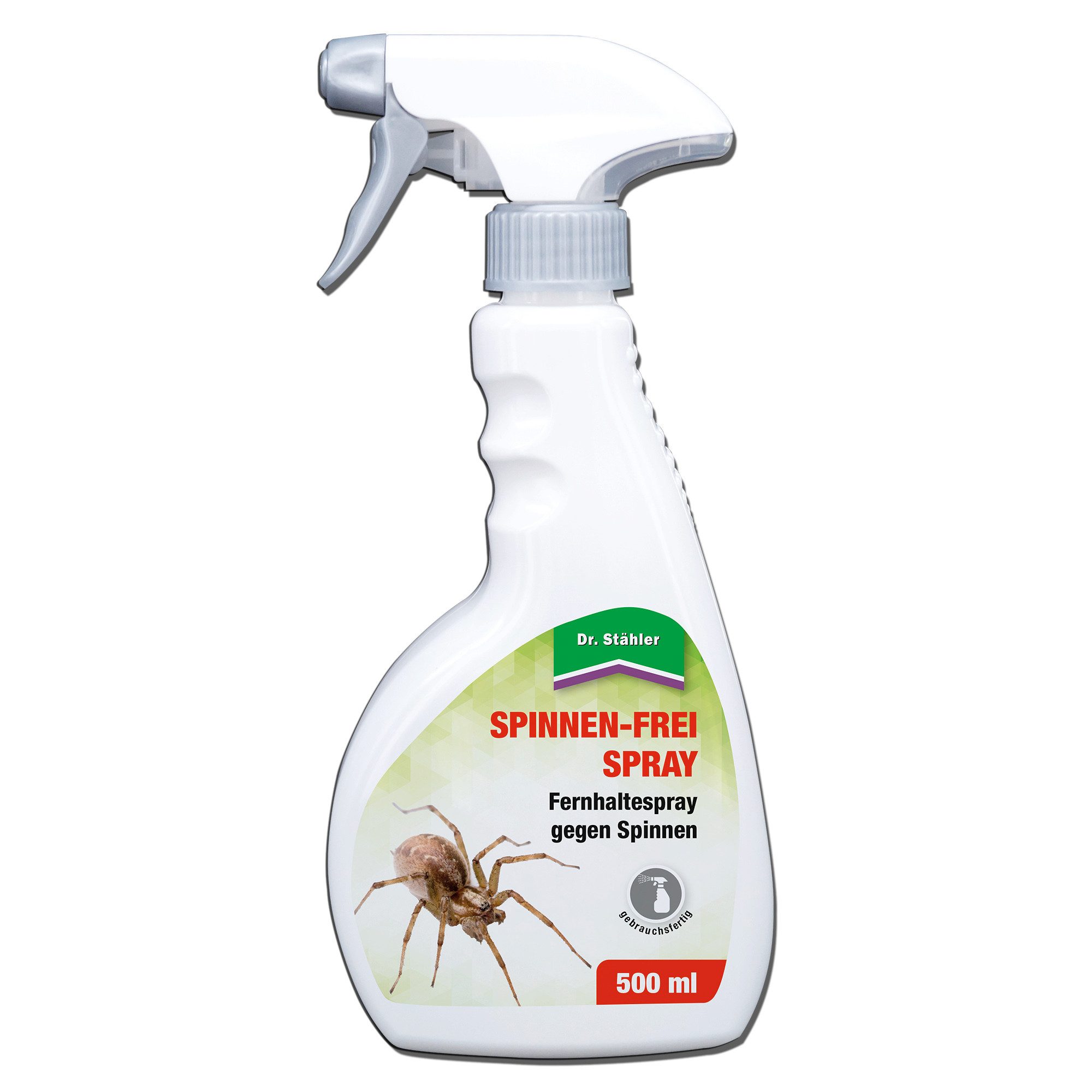 Dr. Stähler Vergrämungsmittel Anti Spinnenspray - Spinnenabwehr - Sofort- & Langzeitwirk, 500 ml, 1-St., vertreibt Spinnen, ideal für Wohnung, Haus, Auto, Repellent