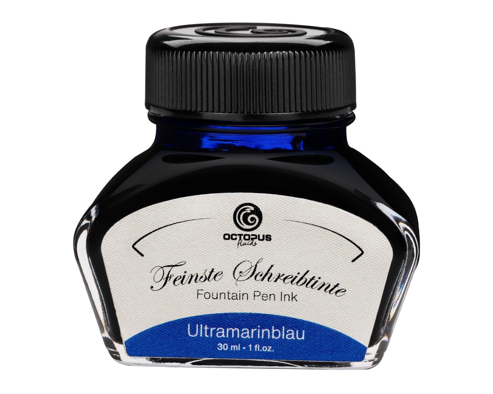 OCTOPUS Fluids Füllhaltertinte, Schreibtinte im Tintenglas Ultramarinblau 30ml Tintenglas (Set, 0-tlg)