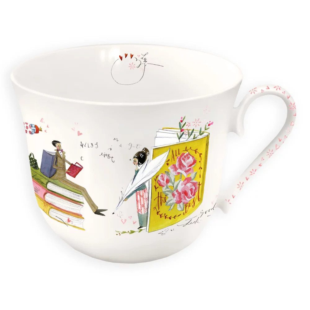 Grätz Verlag Tasse Porzellantasse mit Motiv, Lieblingstasse, 400ml