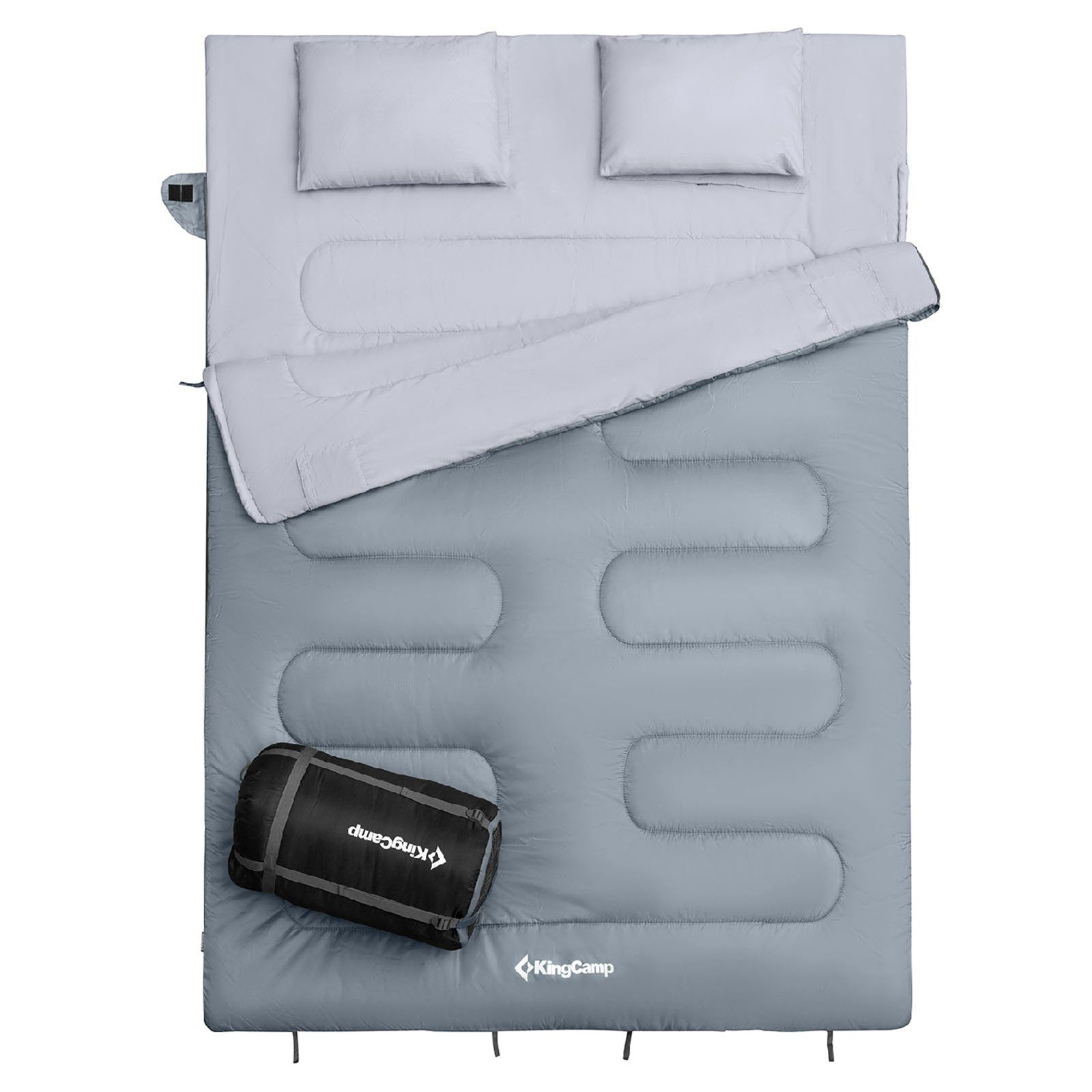 KingCamp Schlafsack Deckenschlafsack Oxygen 250 D - 2 Personen Doppel