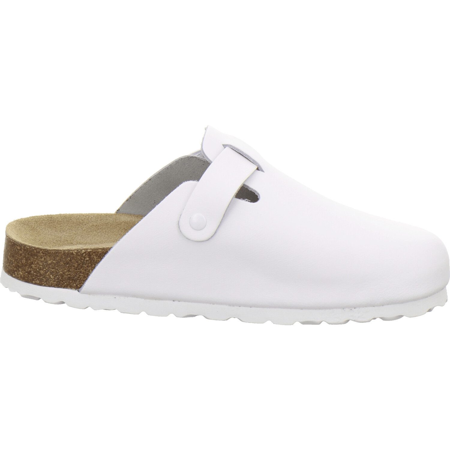 AFS-Schuhe 290010 Clogs Pantolette für Damen aus Leder mit Fußbett, Hausschuhe Made in Germany