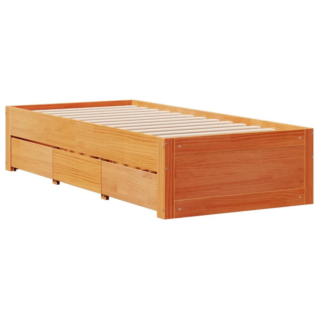 vidaXL Bett Massivholzbett ohne Matratze mit günstig online kaufen
