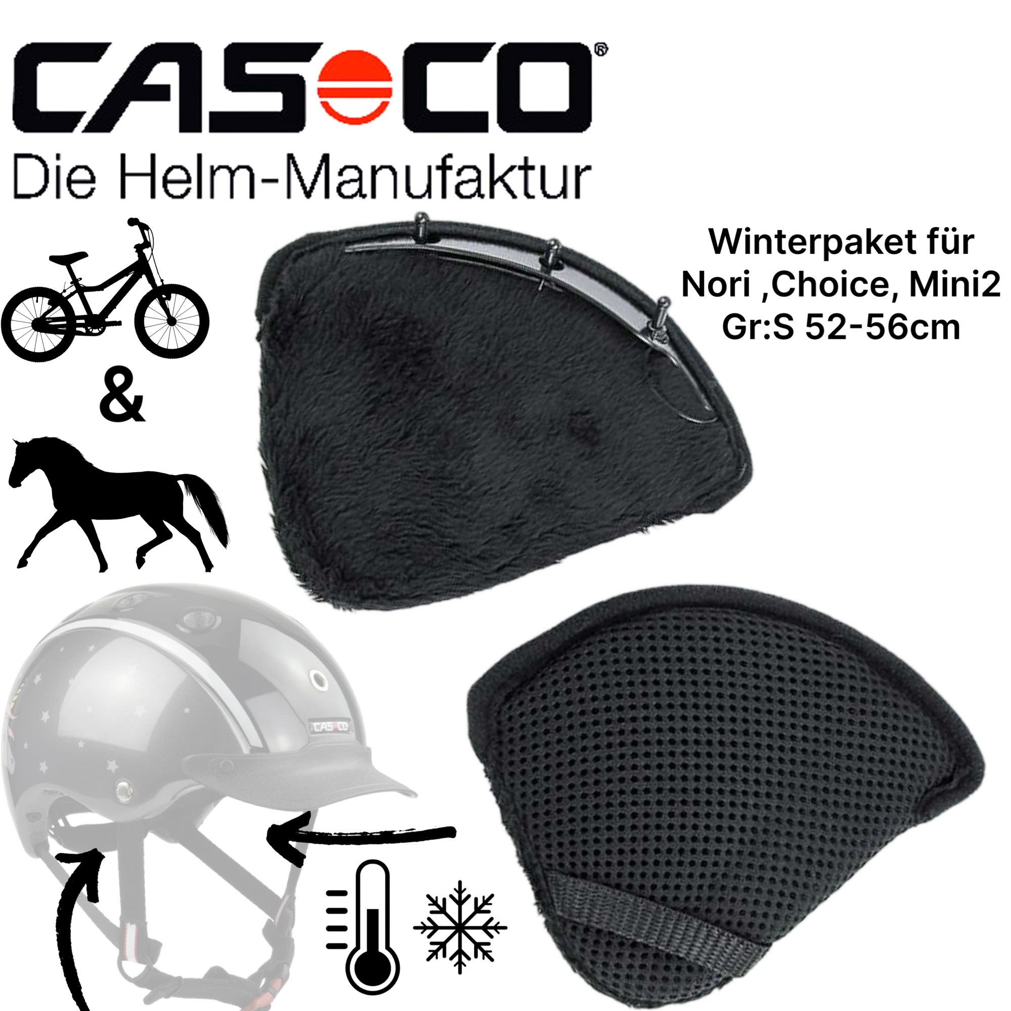 CASCO Reithelm Casco Nori Kinder Reithelm & Fahrradhelm