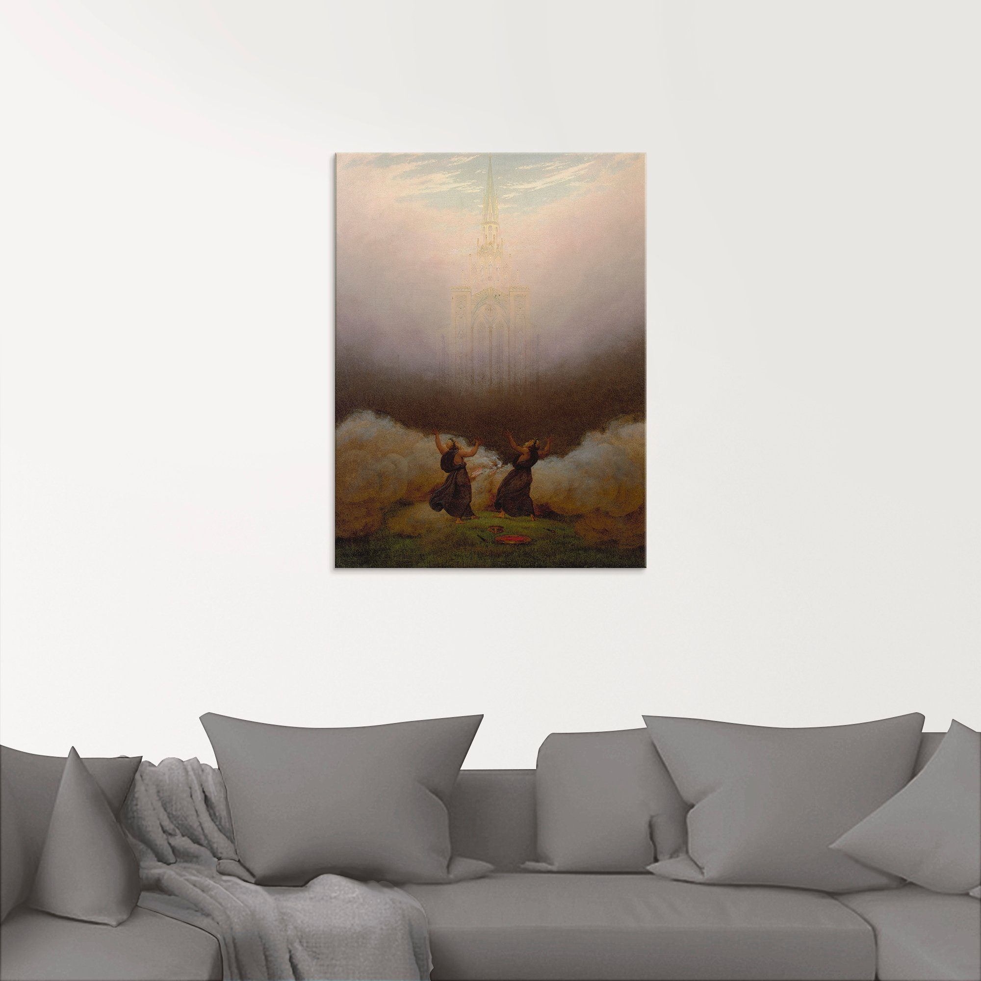 Artland Glasbild »Die Vision der christlichen Kirche«, Religion (1 Stück)-HomeTrends