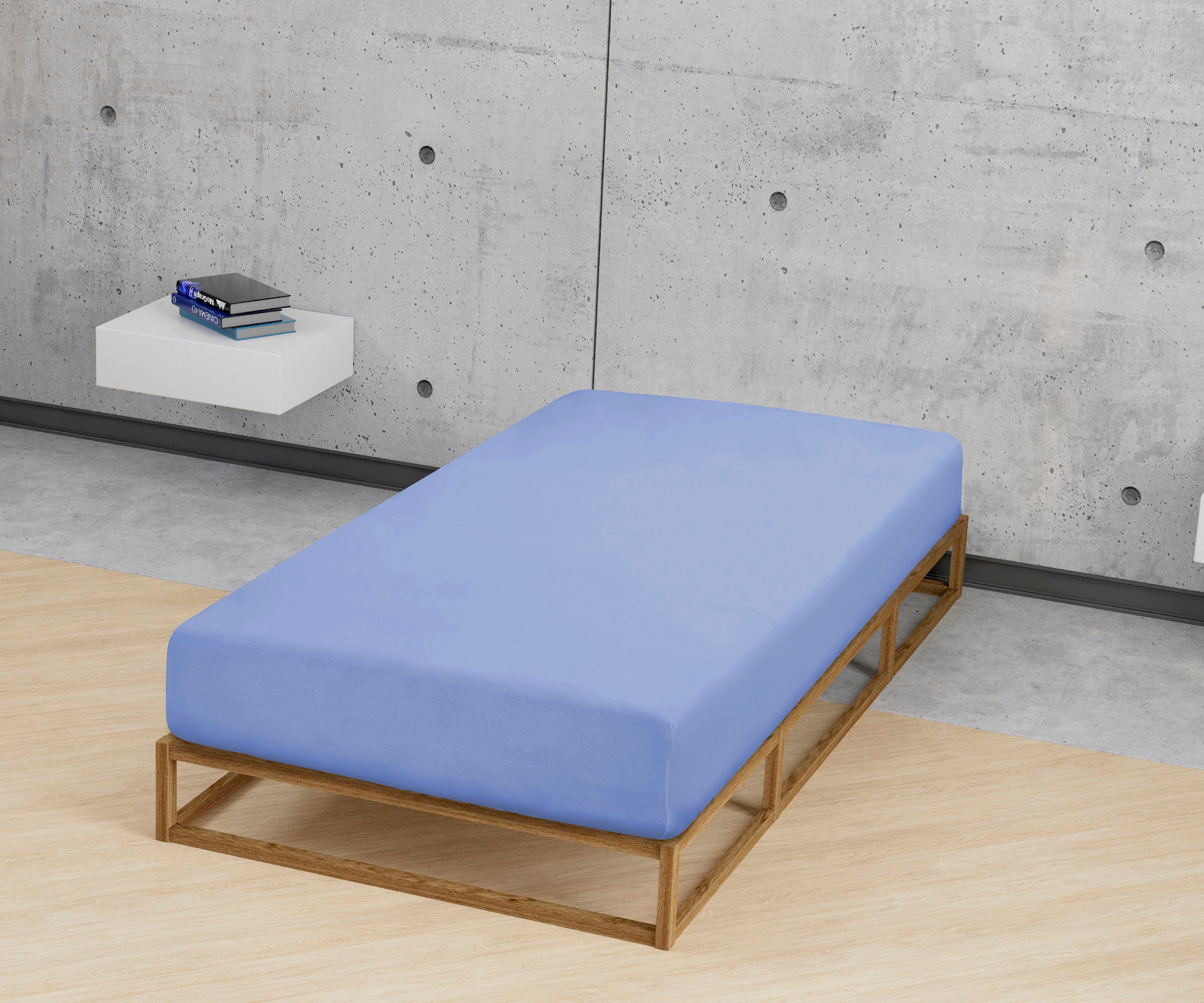 Biberna Spannbettlaken Biber in Gr. 90x200, 140x200 oder 180x200 cm, Biber, günstig online kaufen