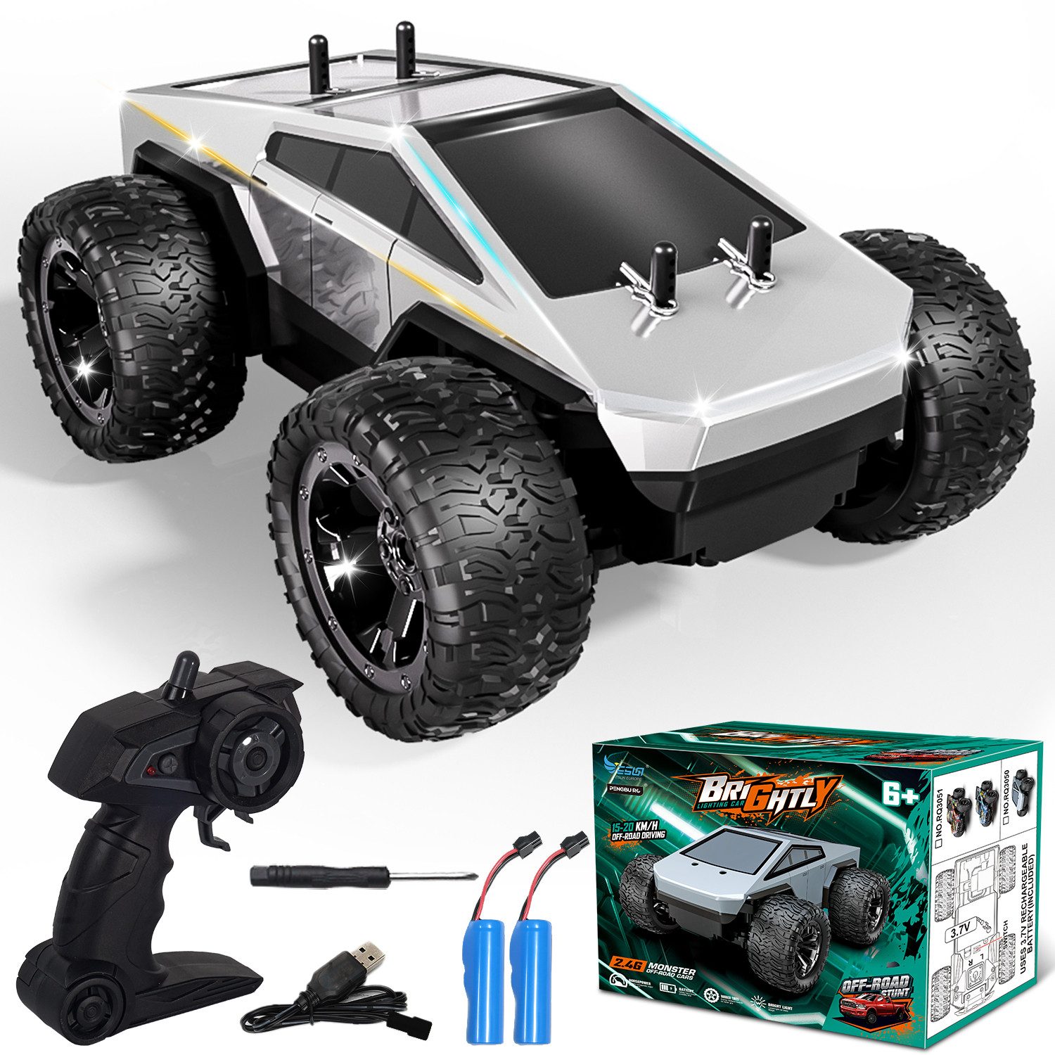 Esun RC-Auto Monster Truck Ferngesteuert, 2,4 GHz 1:18 RC Monstertruck mit günstig online kaufen