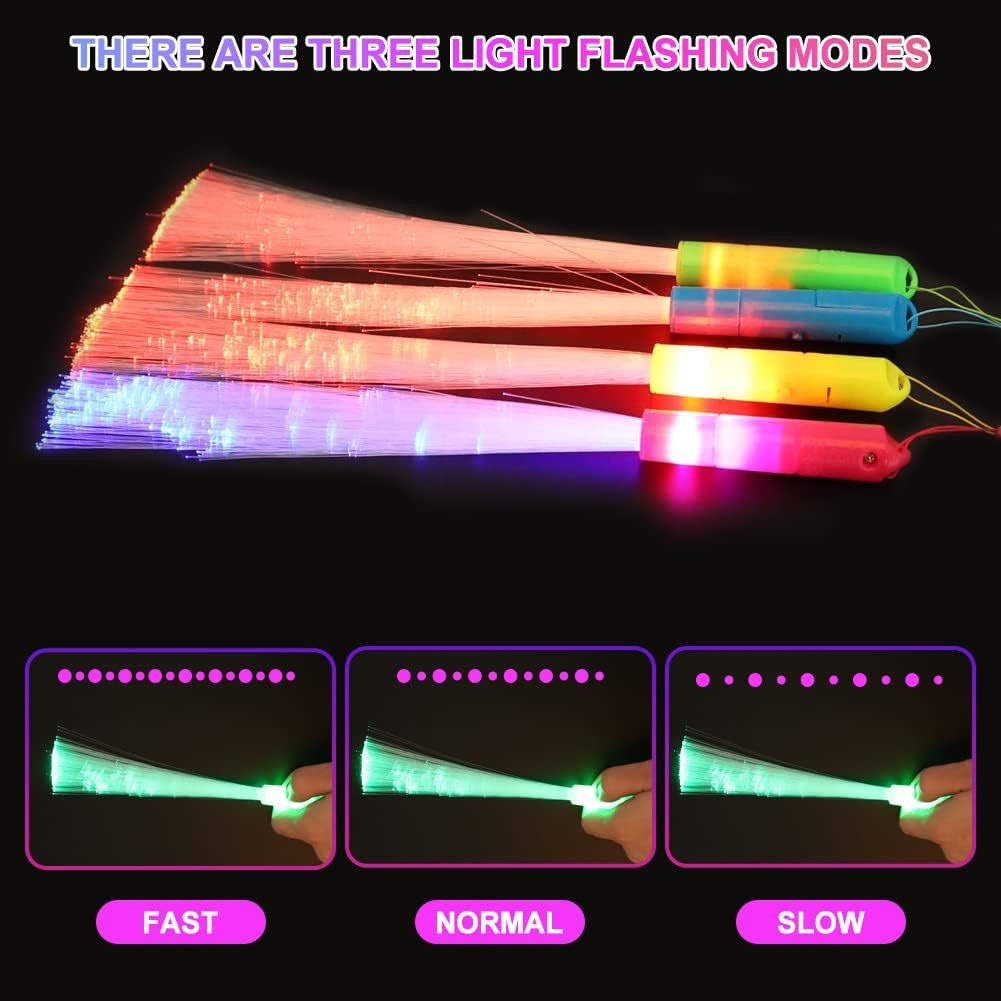 FELIXLEO LED Dekolicht 12 Stück LED Leuchtstäbe Knicklichter Party Multicolor Set