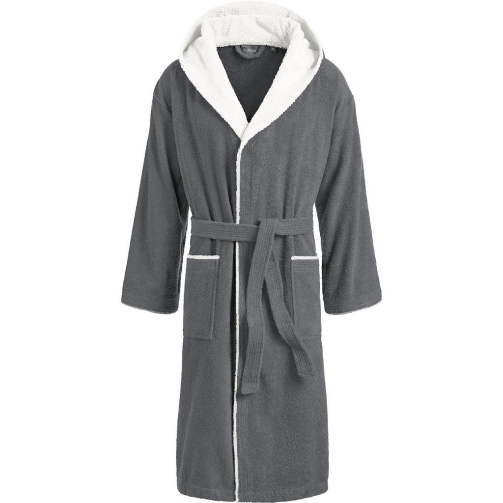 Egeria Unisex-Bademantel CAIRO Sonderedition, Pull-on, farblich abgesetzte Kapuze