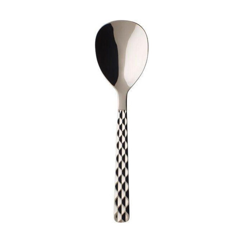 Villeroy & Boch Servierlöffel Gemüse-/Servierlöffel Boston, Gemüse-/Servierlöffel Boston, 24,40cm, Edelstahl, silber