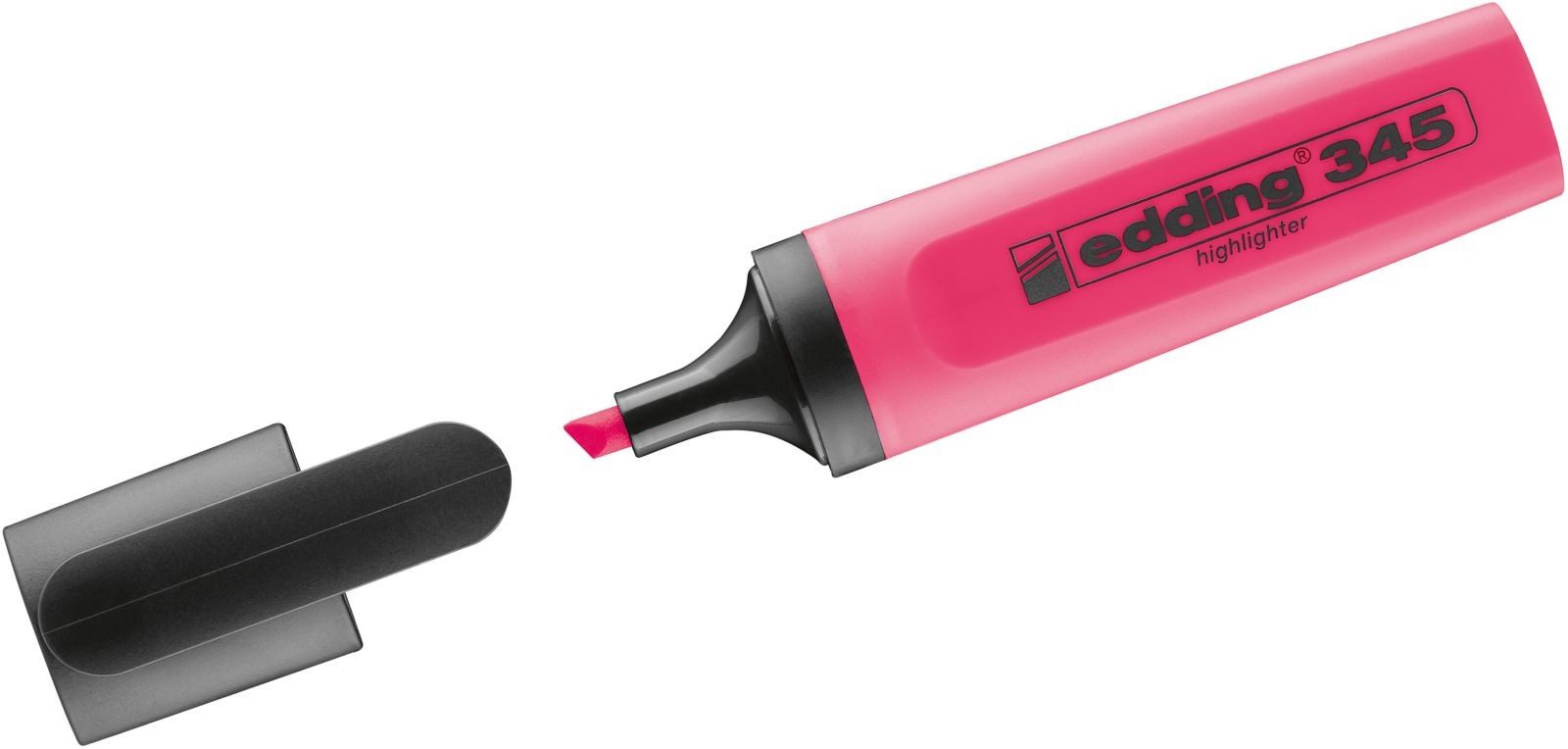 edding Marker Textmarker edding 345 highlighter rosa Keilspitze
