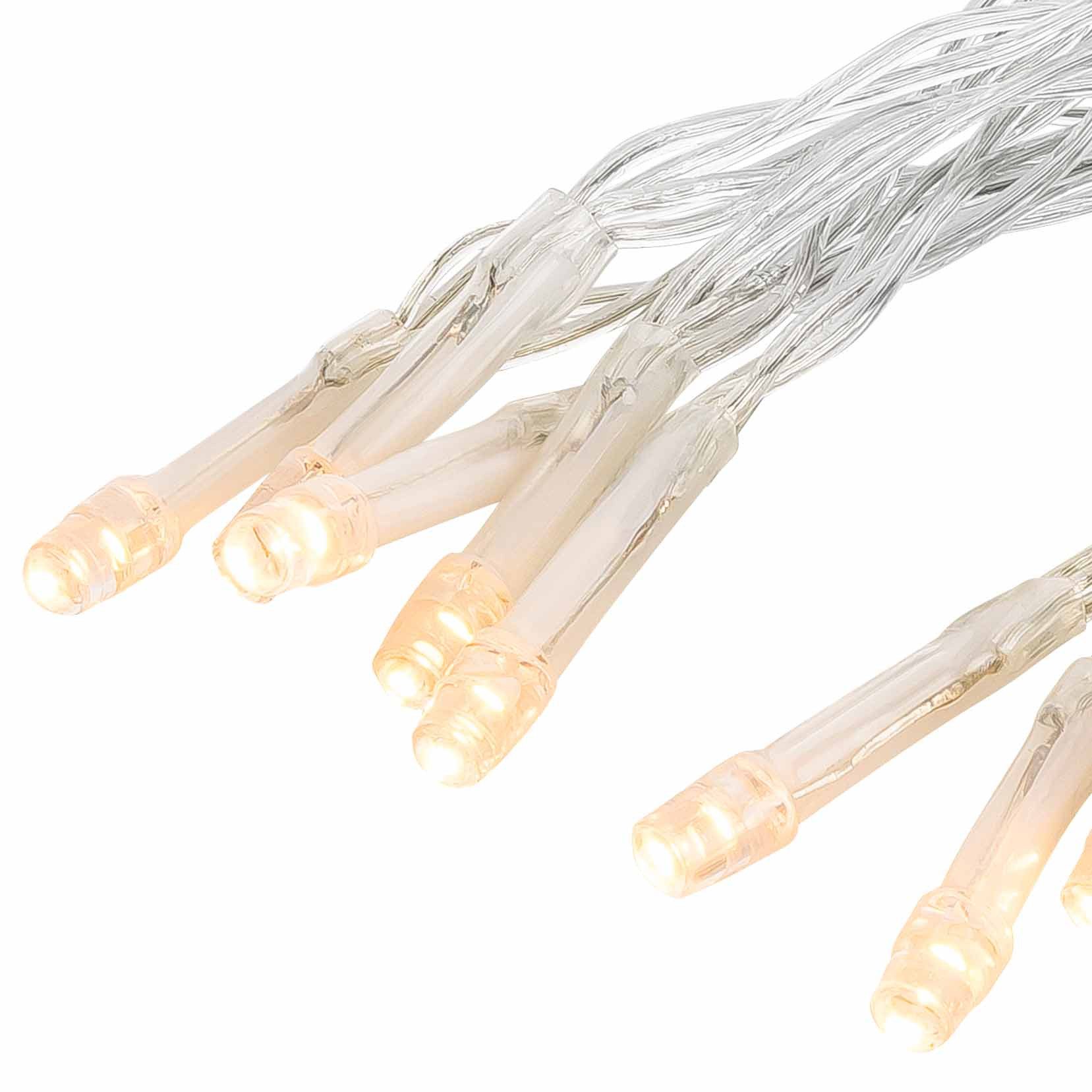 Linder Exclusiv GmbH LED-Lichterkette, Batterie 1,35m special warmweiß 10 LED Innen