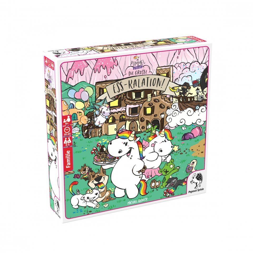 Pegasus Spiele Spiel, Pummel und Friends - Pummeleinhorn - Die große Ess-Kalation - deutsch