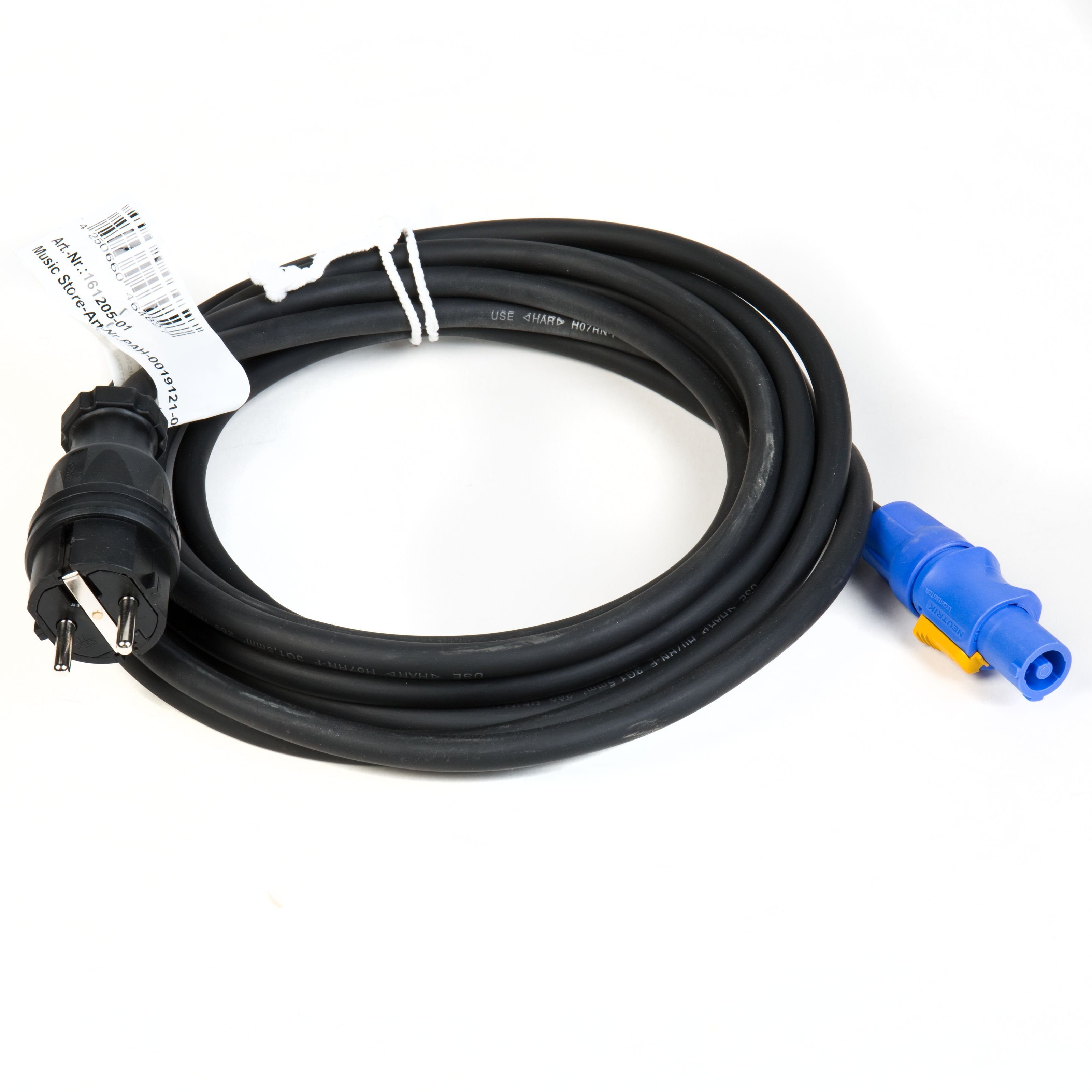 MUSIC STORE Audio-Kabel, Power Twist Netzkabel 5m 3x 1,5mm² - Kabel