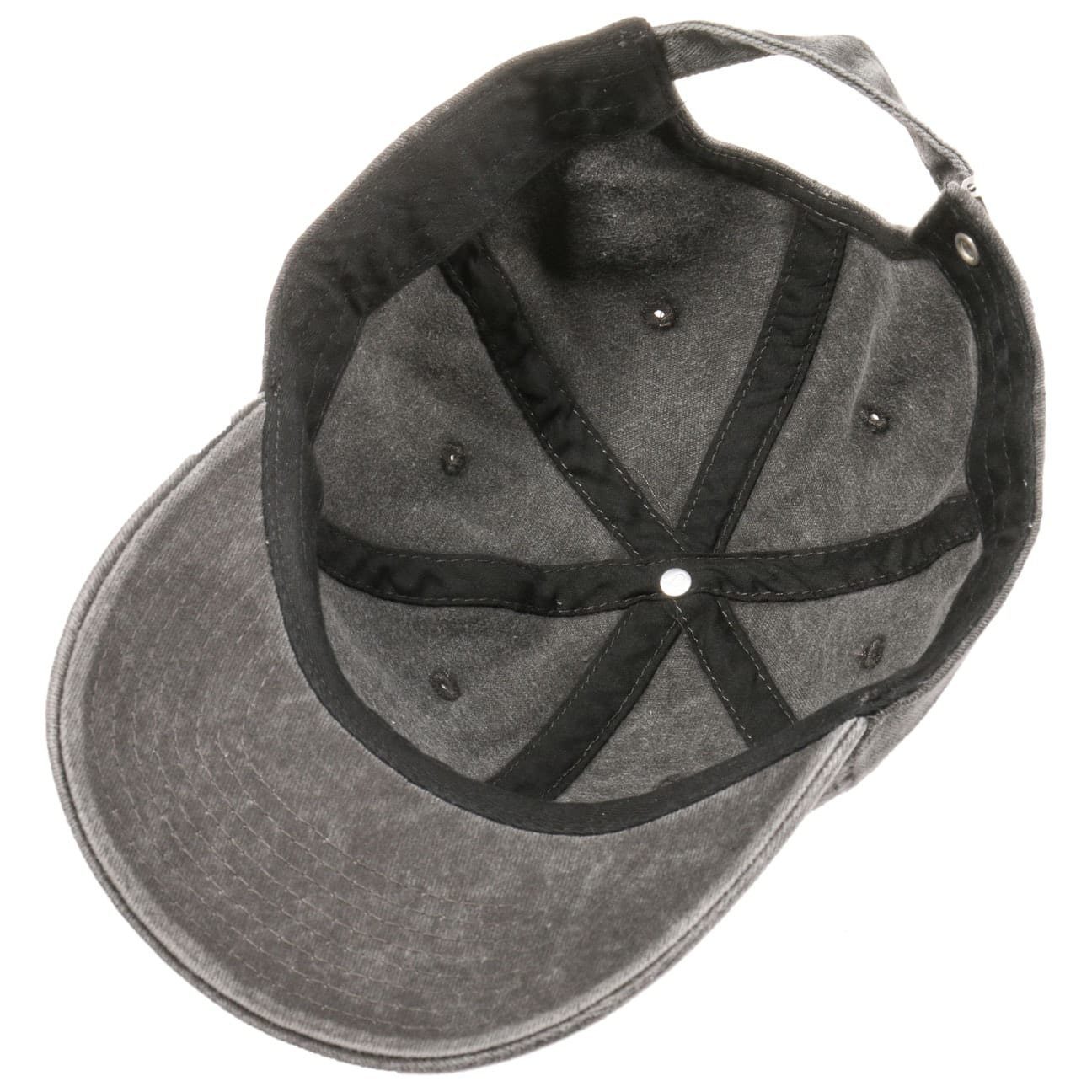 Atlantis Baseball Cap (1-St) Baseballcap Metallschnalle schwarz