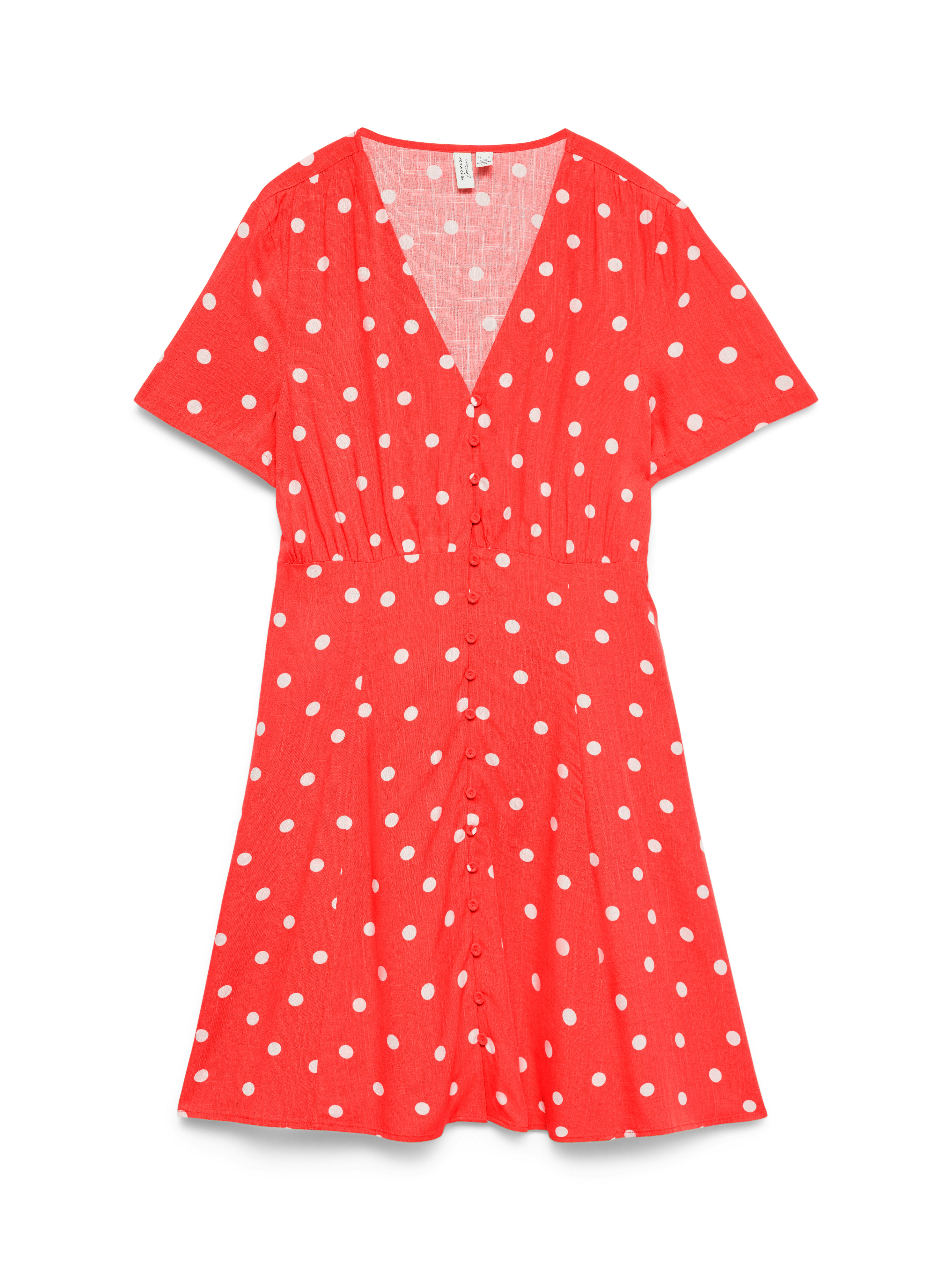 Minikleid VMKORA S/S SHORT DRESS WVN BTQ