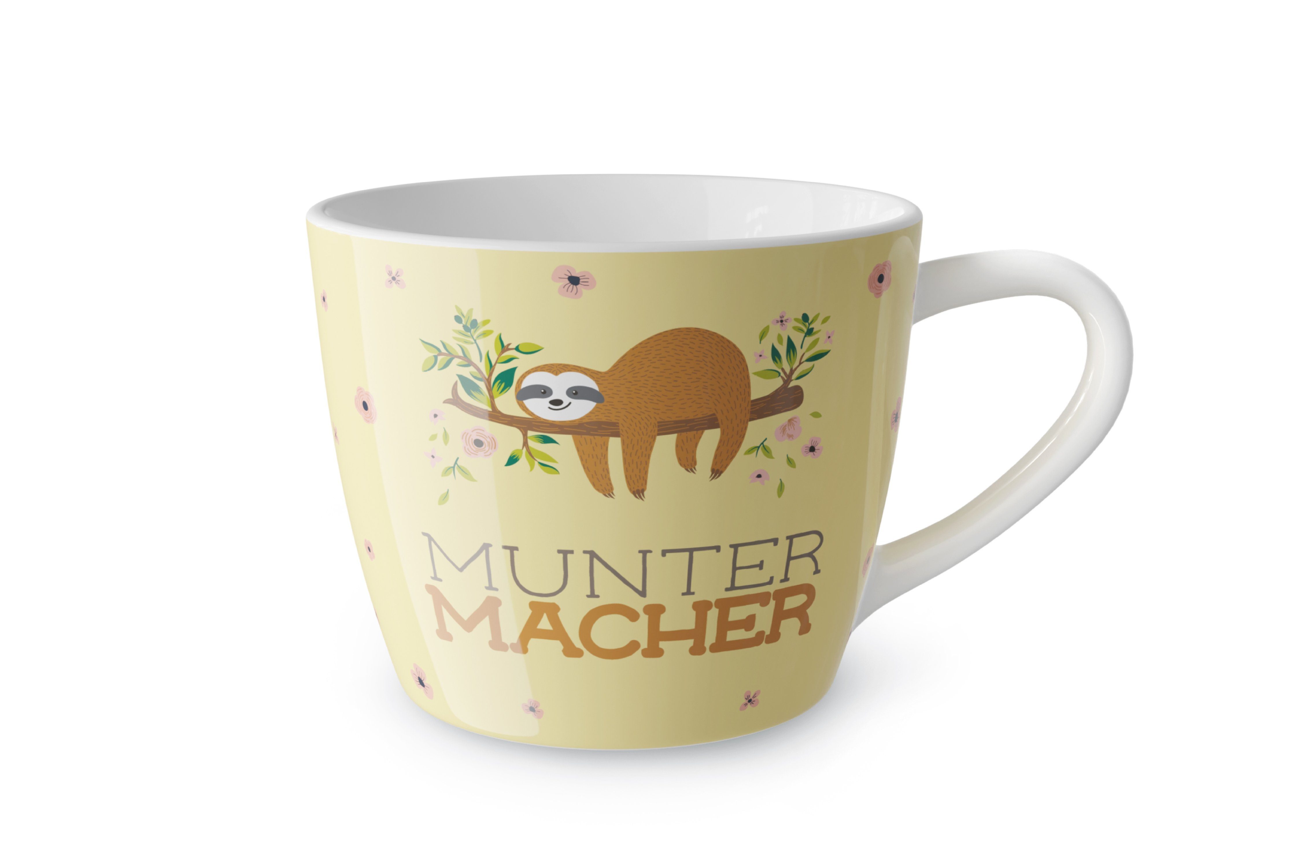 La Vida Tasse Kaffeetasse Teetasse Tasse Maxi Becher für dich la vida, Material: Porzellan