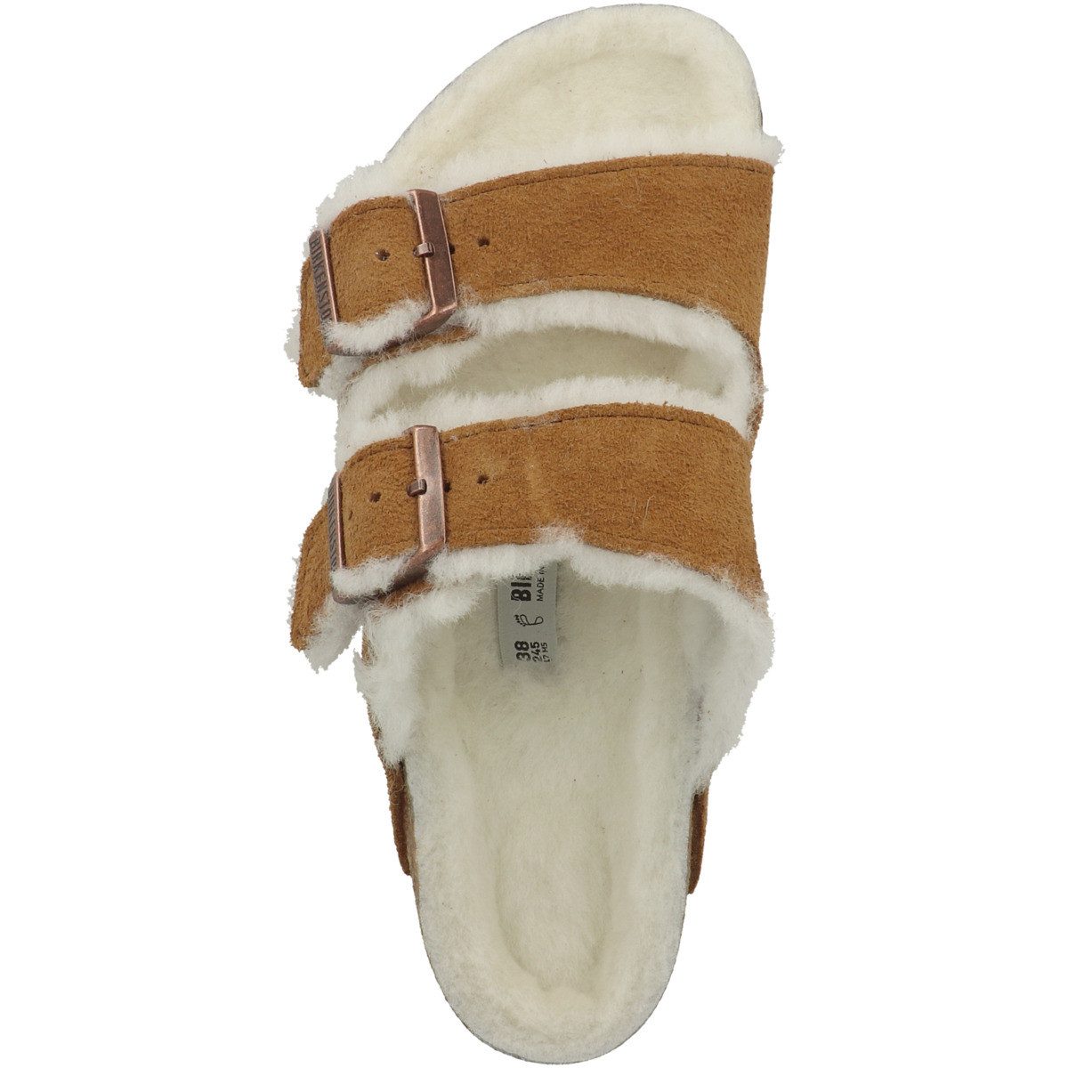 Birkenstock Arizona Lammfell Veloursleder normal Sandale Sandaletten, Sommerschuhe, Badeschuhe, Riemchen, Schlappen