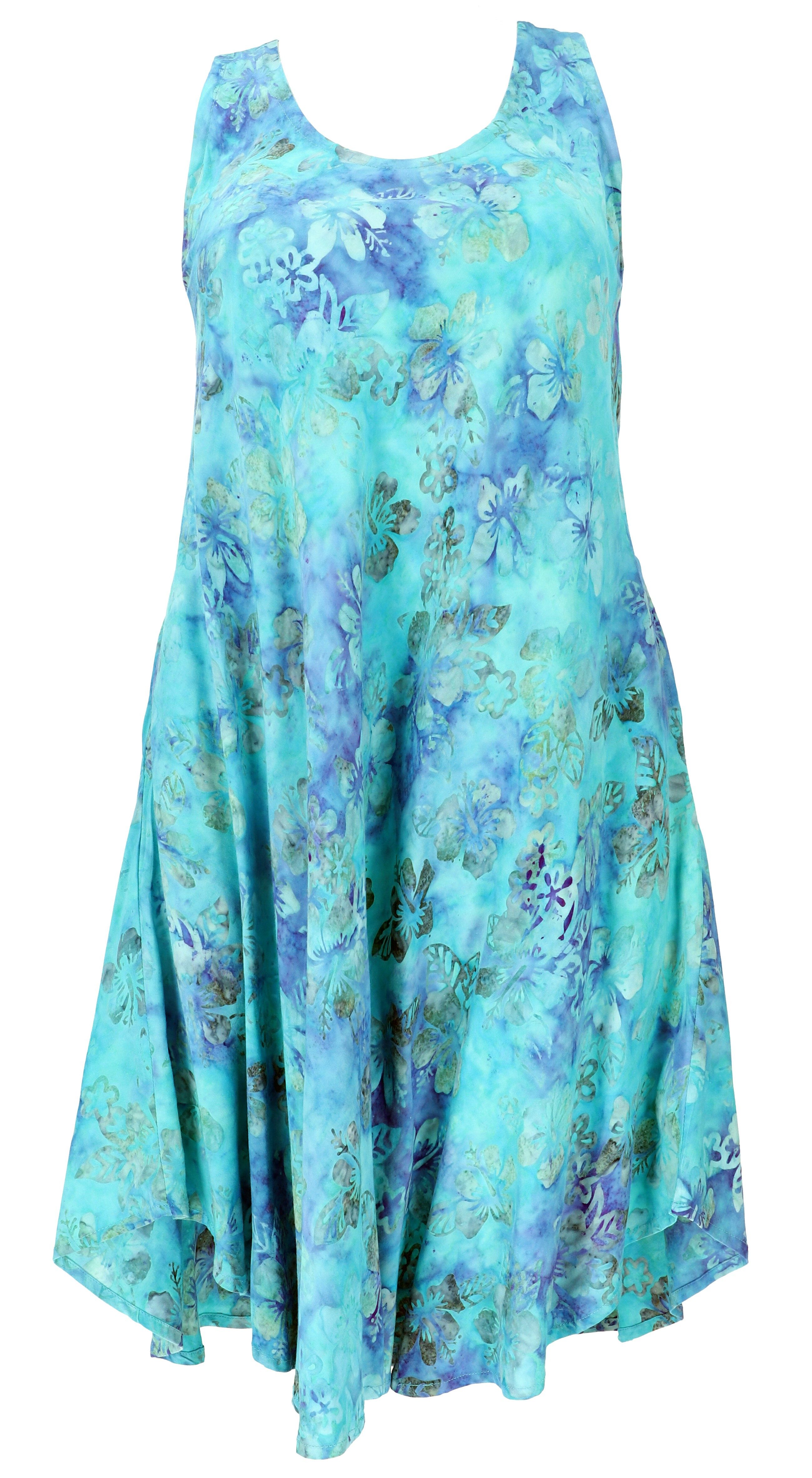 Guru-Shop Midikleid Boho Sommerkleid, luftiges Midikleid in.. alternative Bekleidung
