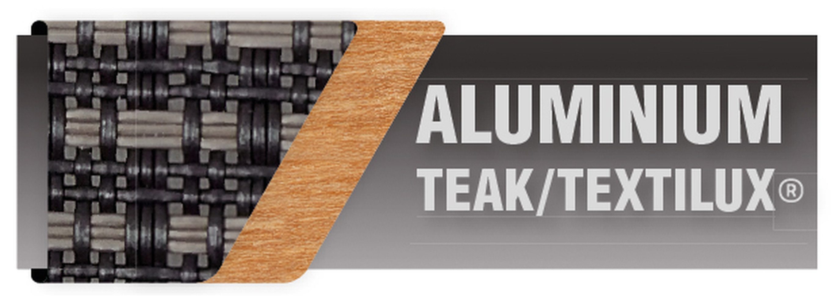 sieger Gartensessel Cadiz, in Grau, Kunstfasergewebe - 95x109x62cm (BxHxT)