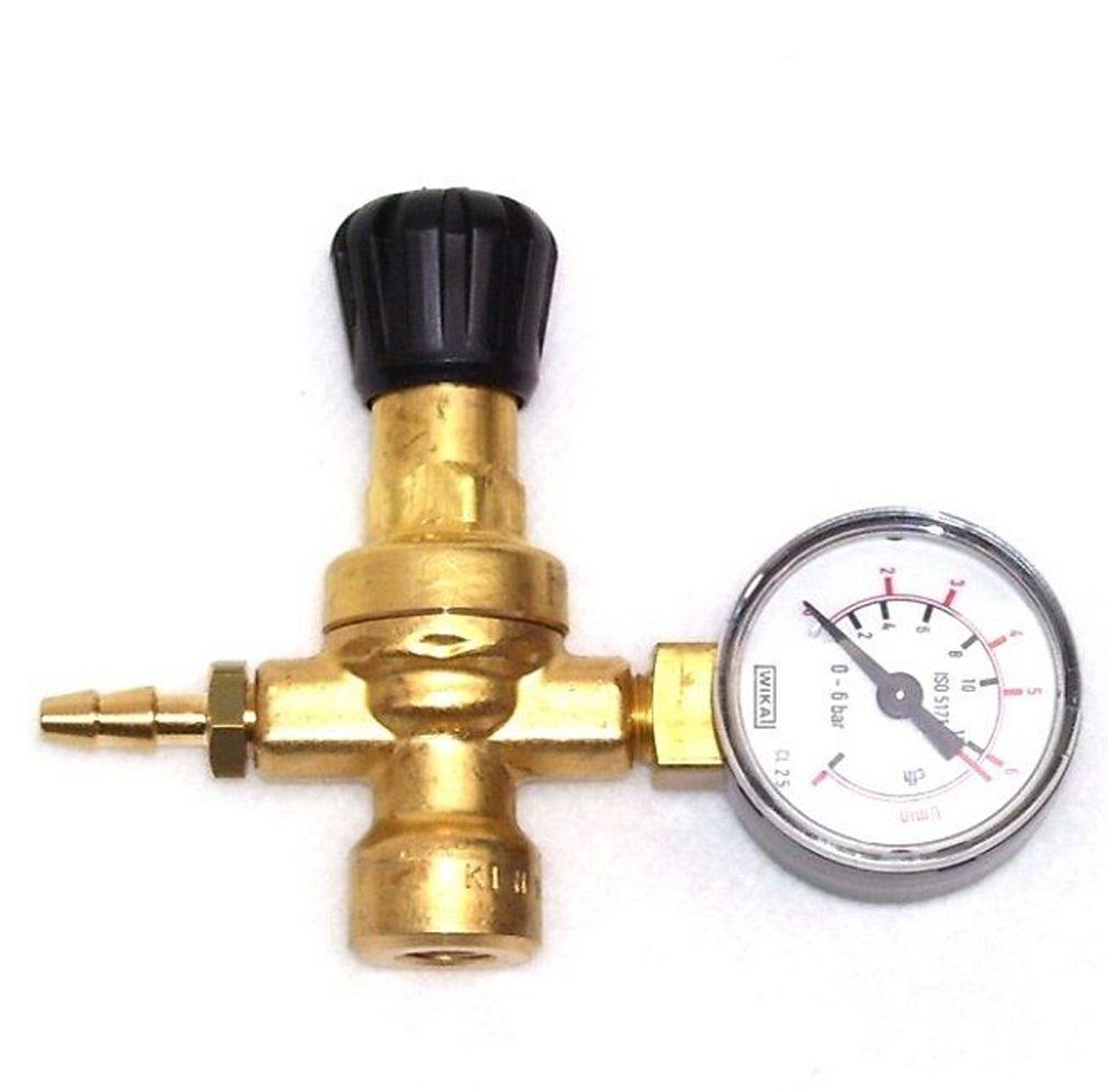 Apex Druckminderer Micro Druckminderer 51611 für Einwegflasche Argon Co2 Schutzgas, (1-St)