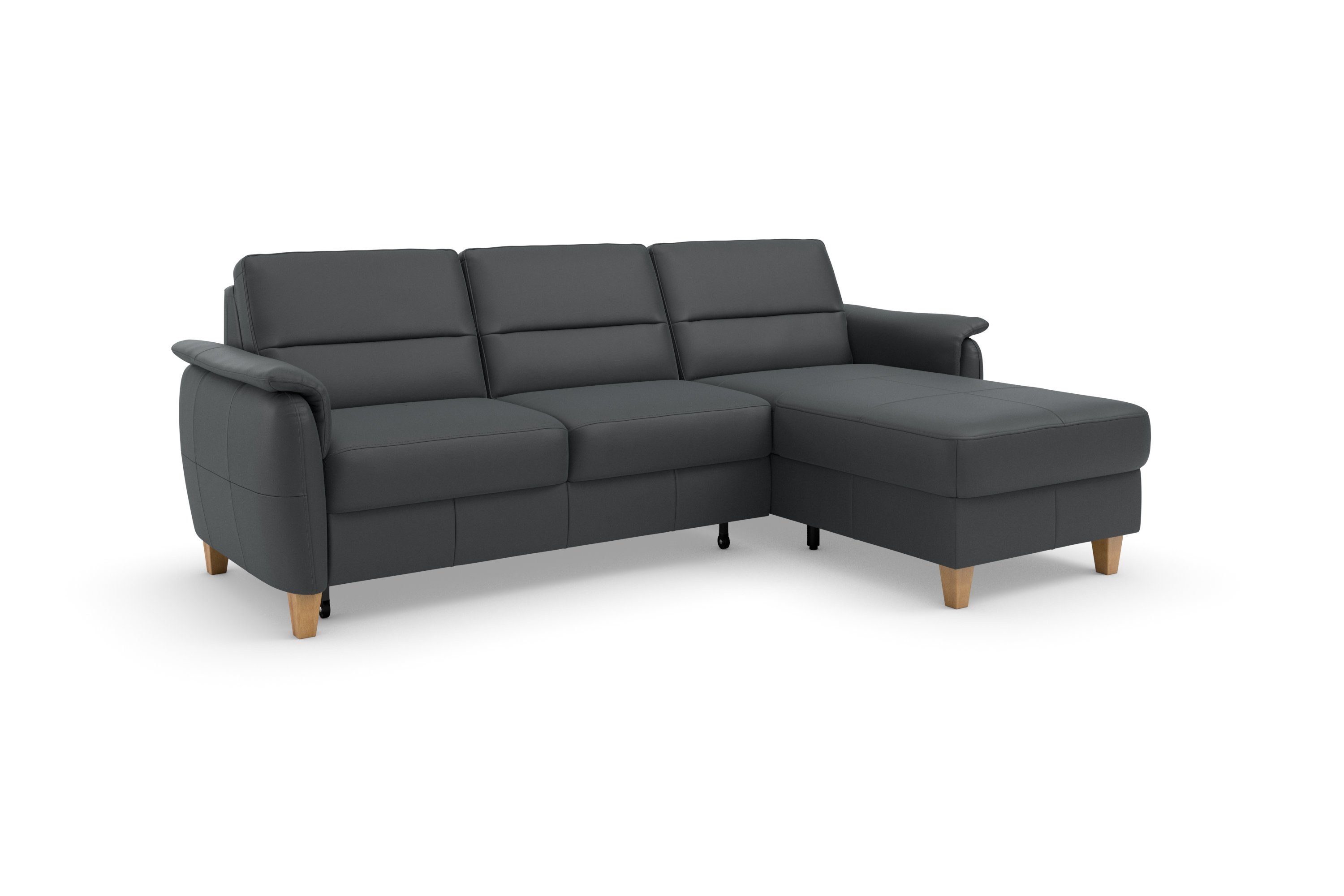 Home affaire Ecksofa Palmera L-Form, B: 244 cm - OTTO. Verlässliche Qualität., optional Bettfunktion & Bettkasten, Federkern