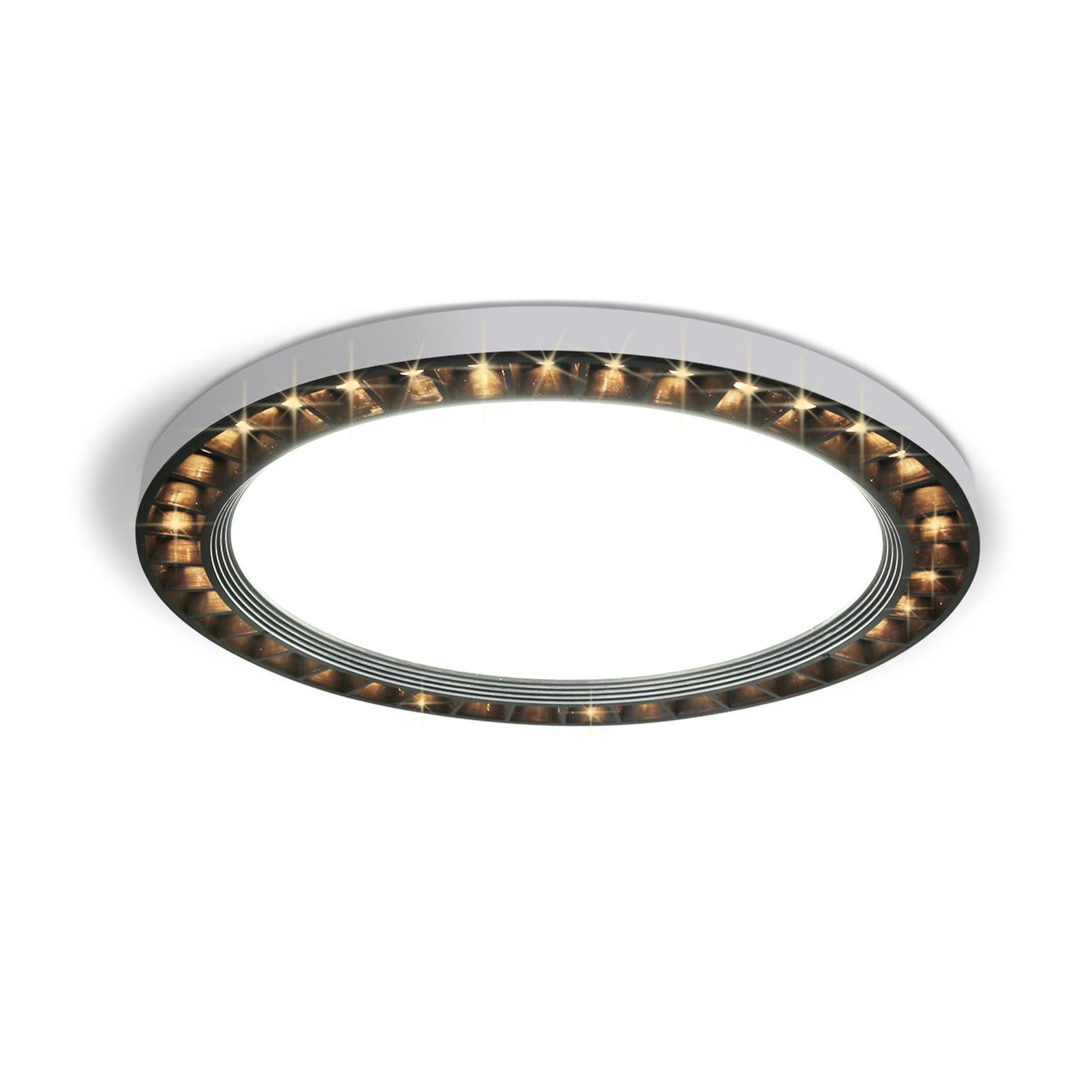 ZMH LED Deckenleuchte Modern Dimmbar(Außenring) IP44 günstig online kaufen