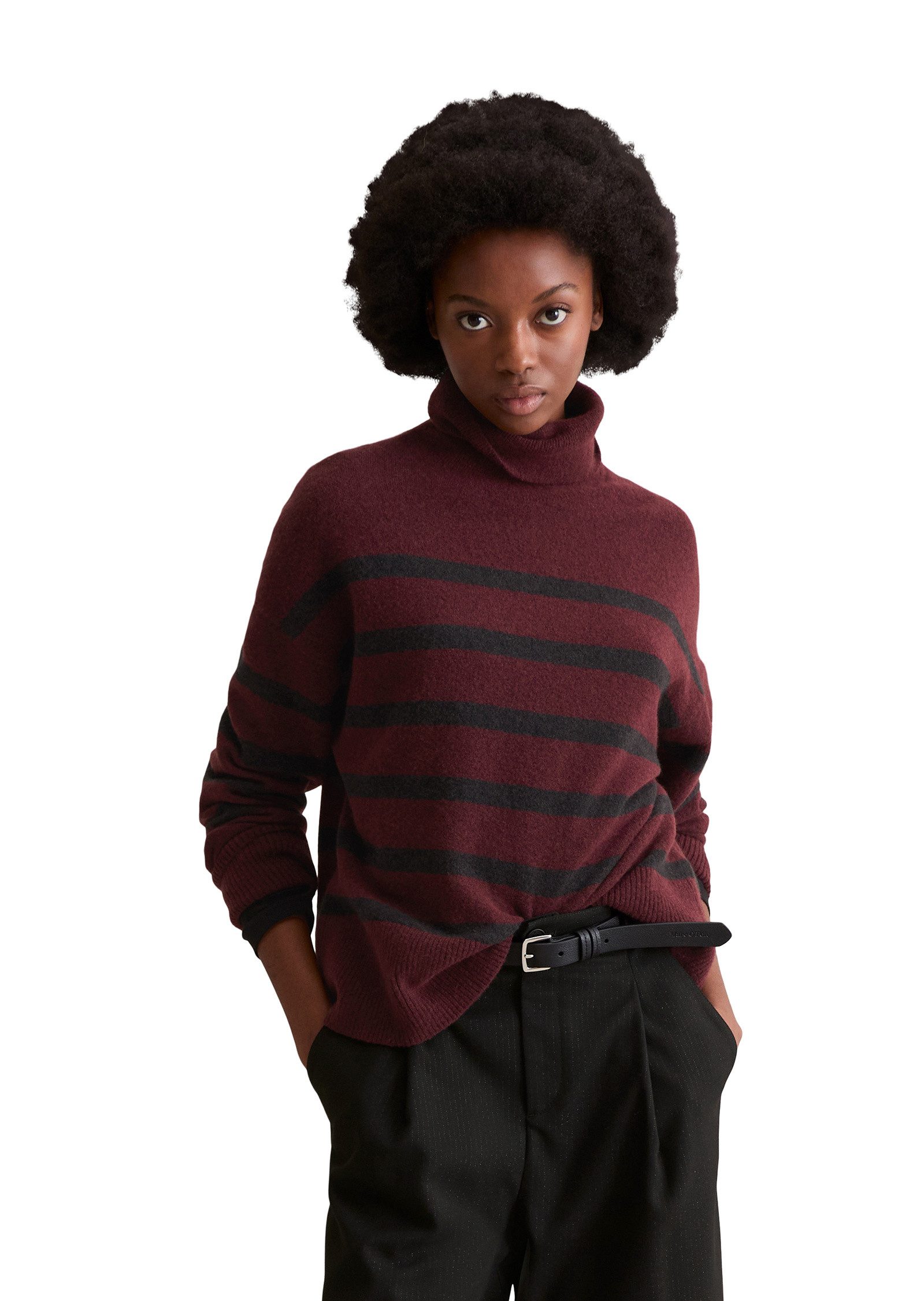 Marc O'Polo DENIM Strickpullover aus Soft Wool Stretch