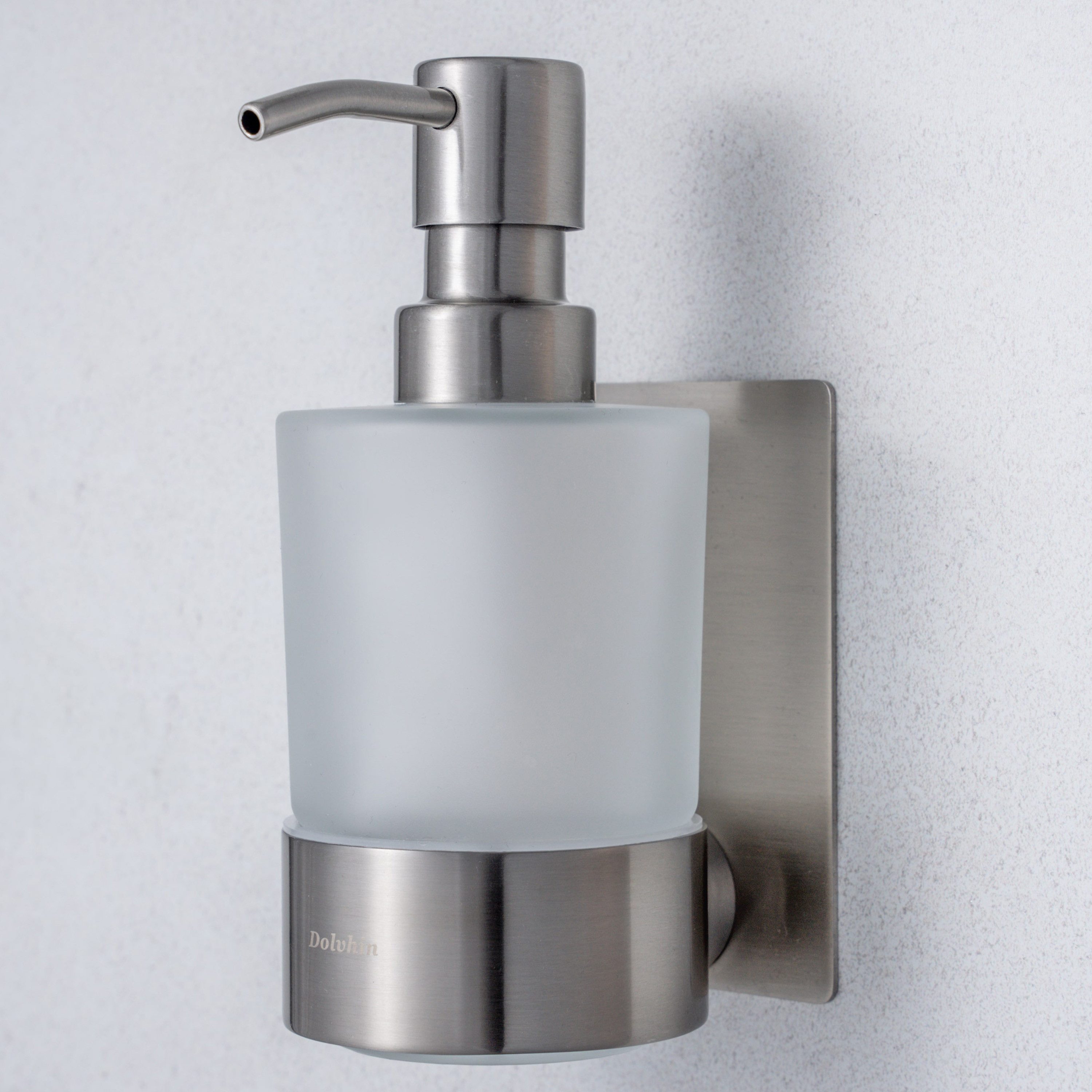 Dolvhin Seifenspender Wandmontage ohne Bohren, Glas Handseifenspender, Wand günstig online kaufen