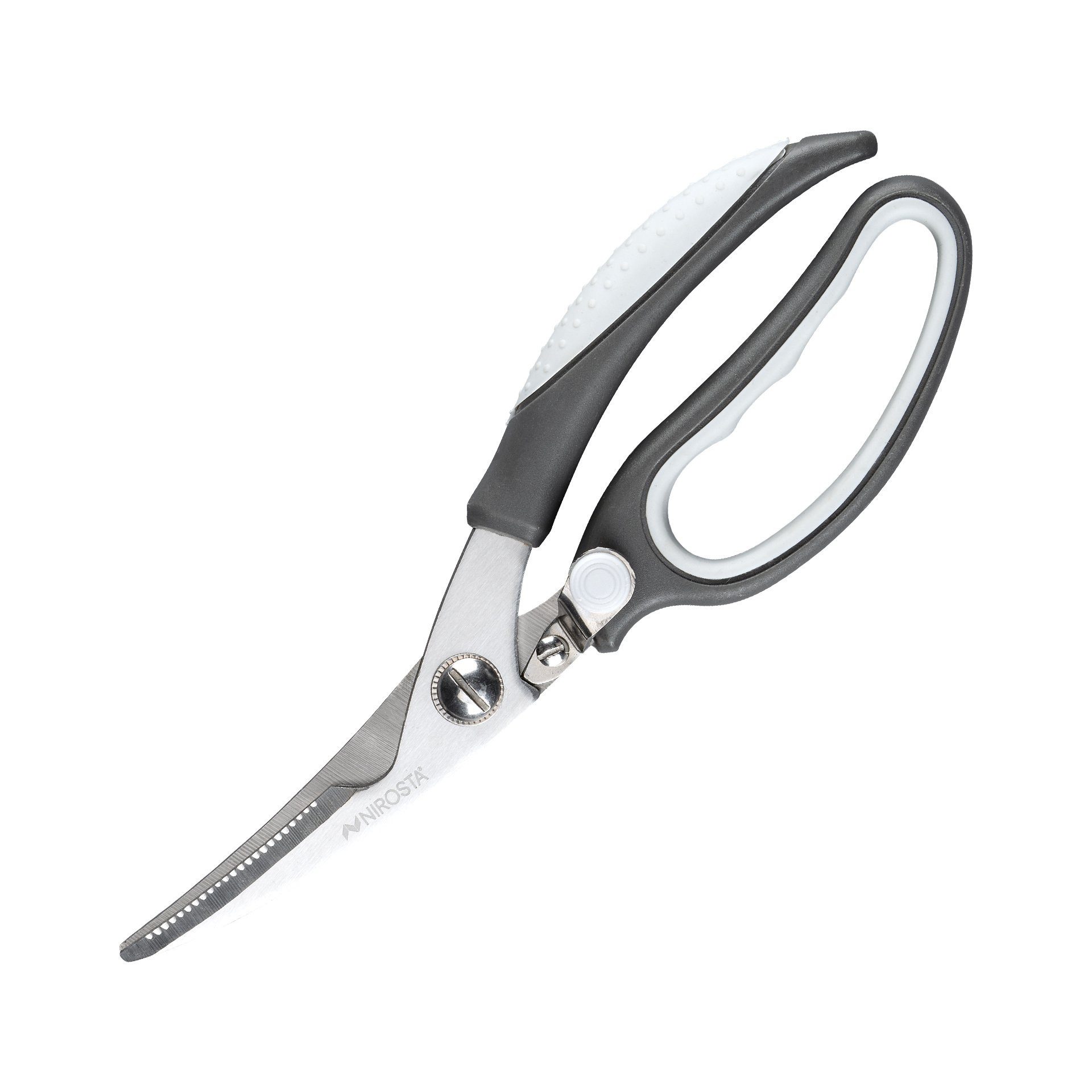 Nirosta Geflügelschere Küchenschere, Fleischschere, Robuste Edelstahlschere