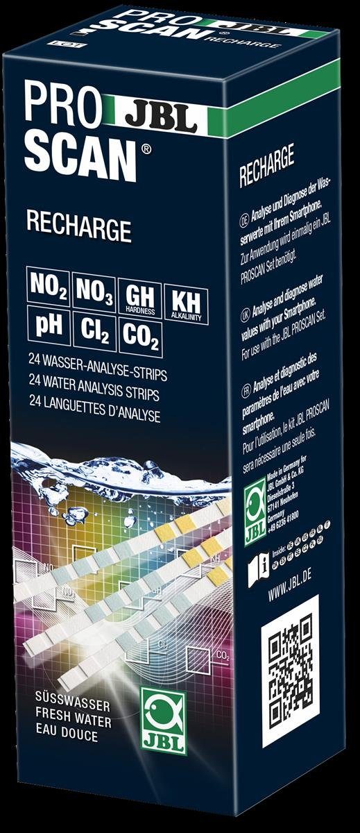 JBL GmbH & Co. KG Aquarium-Wassertest JBL Proscan Recharge Nachfüll-Analysestreifen für Wassertest