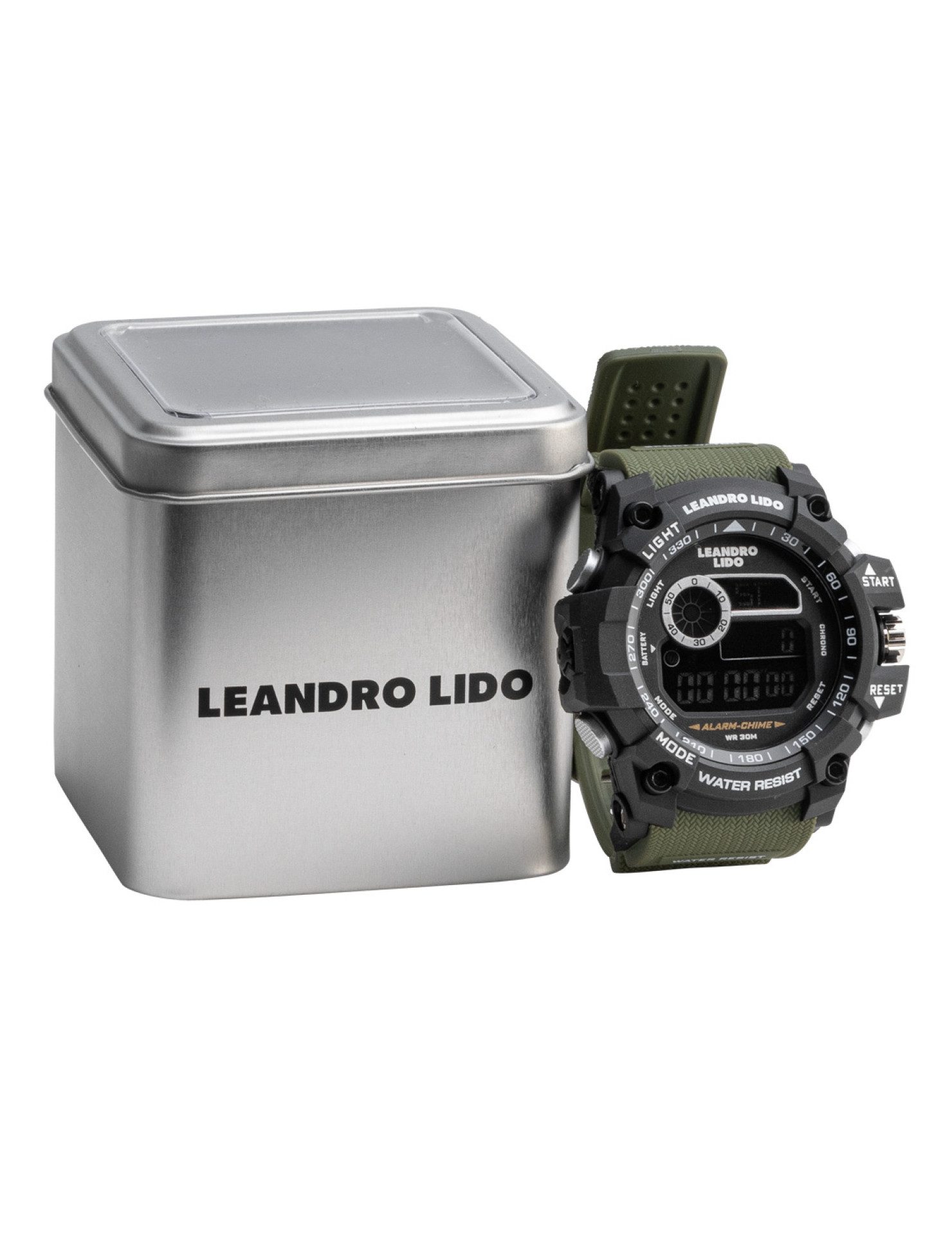 LEANDRO LIDO Sportuhr Unisex Sport Uhr, inklusive Batterie