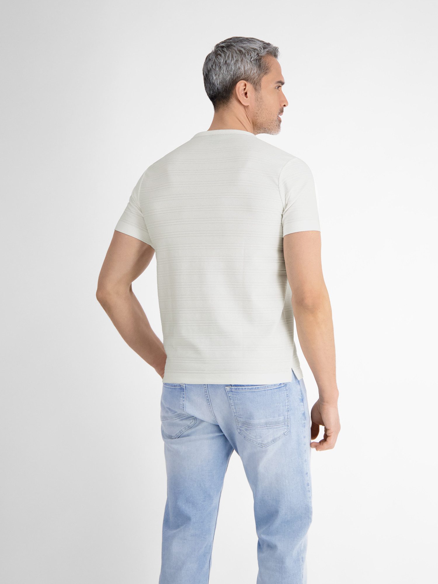 LERROS Kurzarmshirt, mit Serafino-Kragen und kurzer Knopfleiste günstig online kaufen