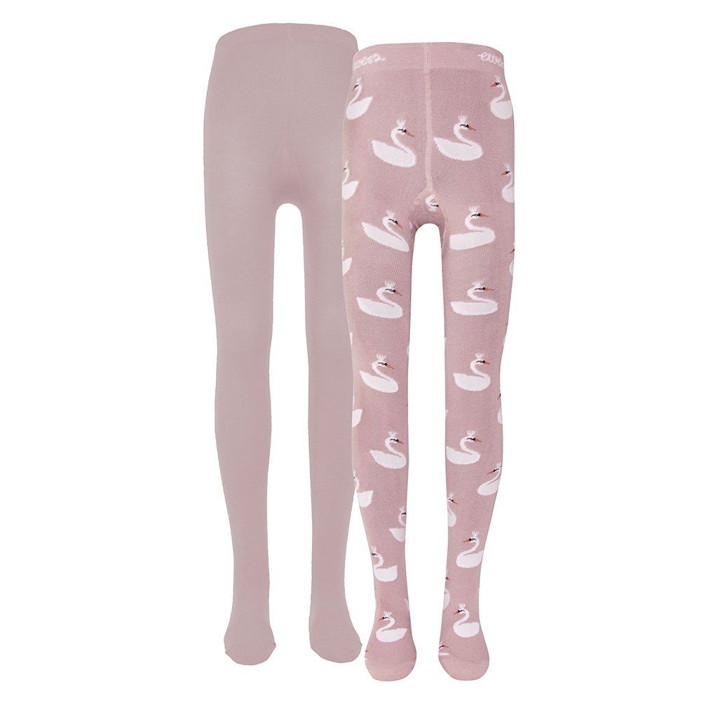 Strumpfhose Strumpfhose 2er Pack Schwan/Uni
